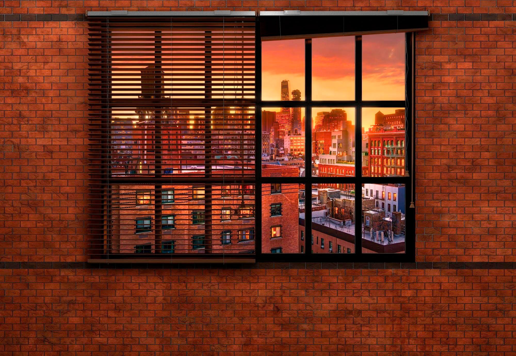 bedruckt-Stadt-Kunst, lichtbeständig ausgezeichnet Komar Brick«, »Brooklyn kaufen Fototapete