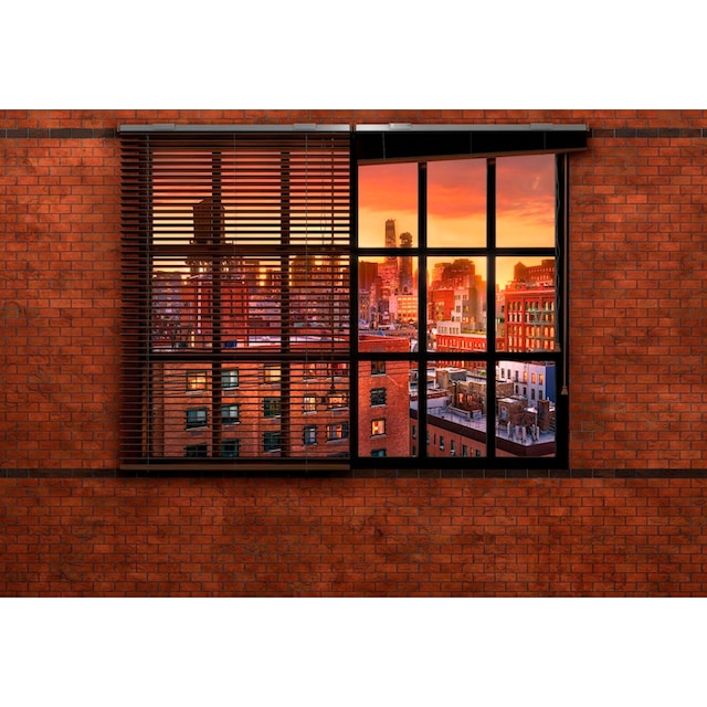 Komar Fototapete »Brooklyn Brick«, bedruckt-Stadt-Kunst, ausgezeichnet  lichtbeständig kaufen