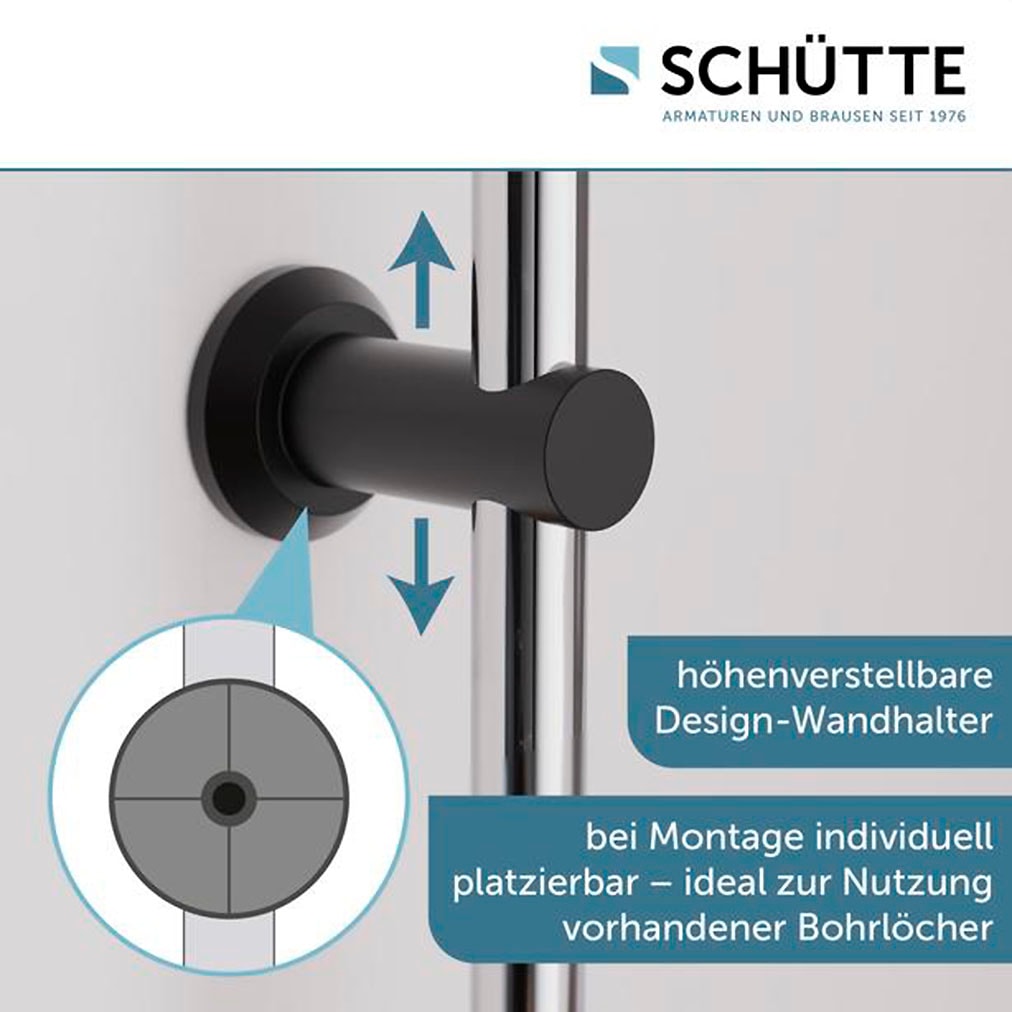 Schütte Duschsystem »MATAO RAIN« Regendusche ohne Armatur, Handbrause mit 3 Funktionen