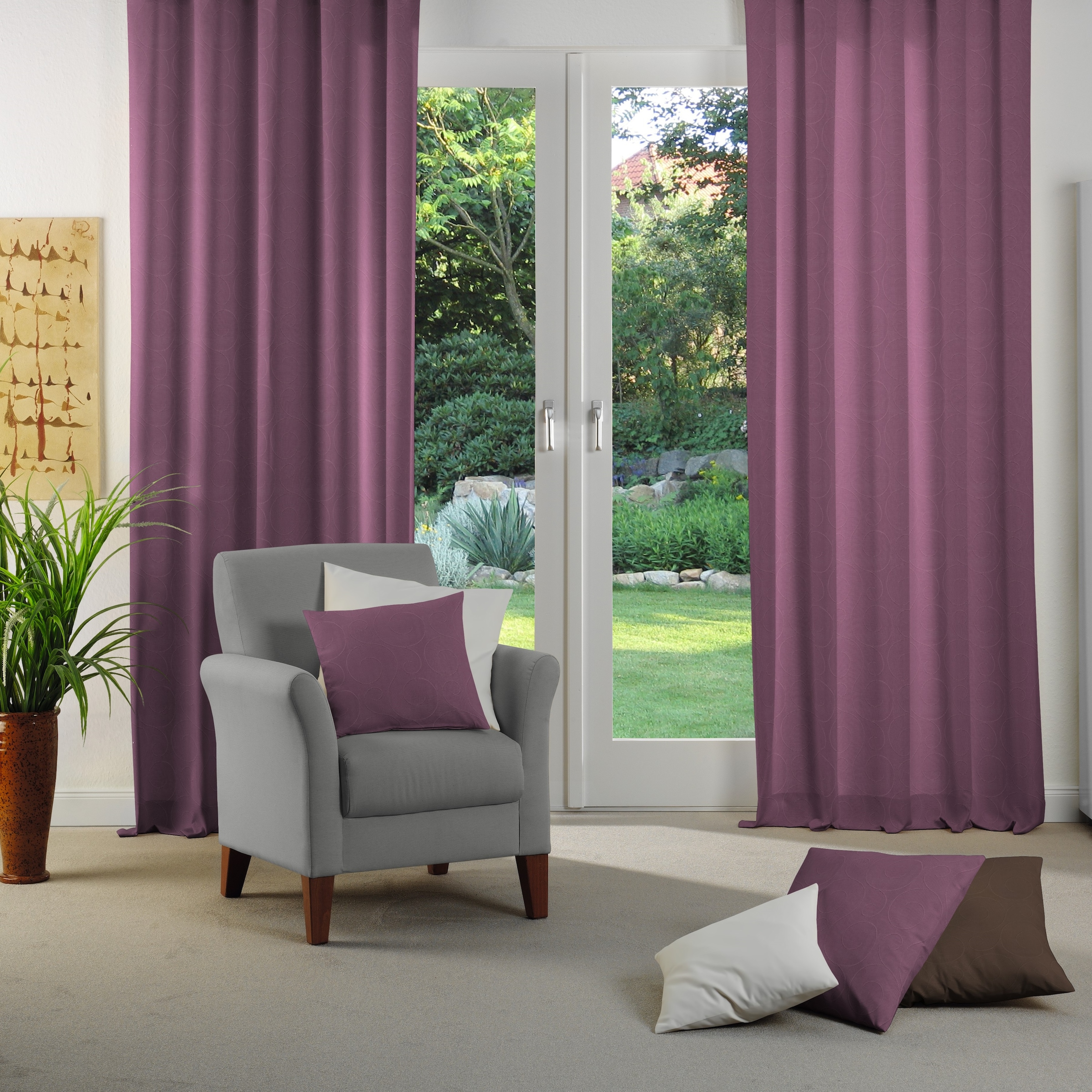 Wirth Coussin décoratif Kissenhülle ohne Füllung, 2 Stück