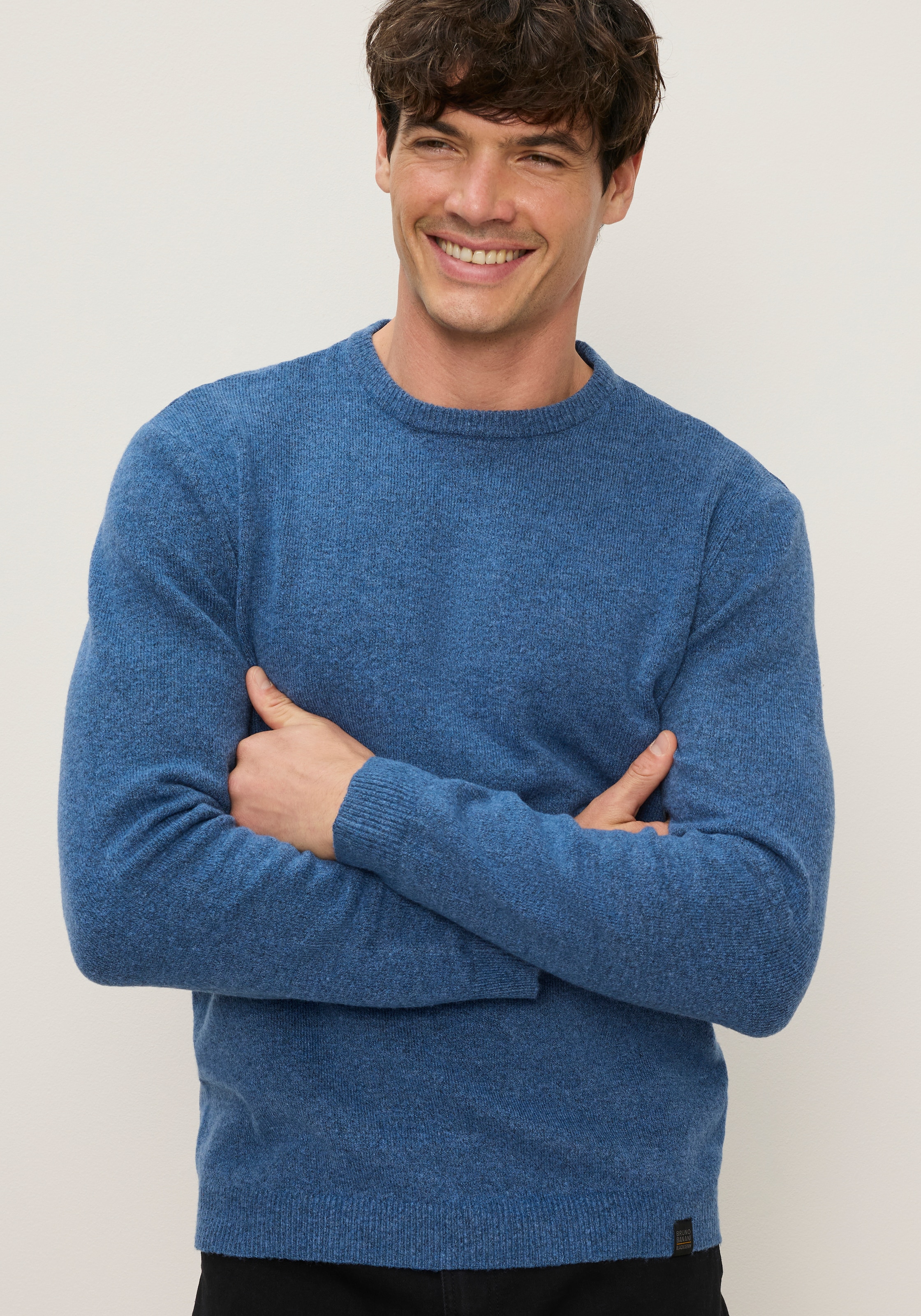Image of Bruno Banani Strickpullover "in hochwertiger Wolloptik" Woll-Look mit pflegeleichtem Tragekomfort. Ohne kratzendes Tragegefühl