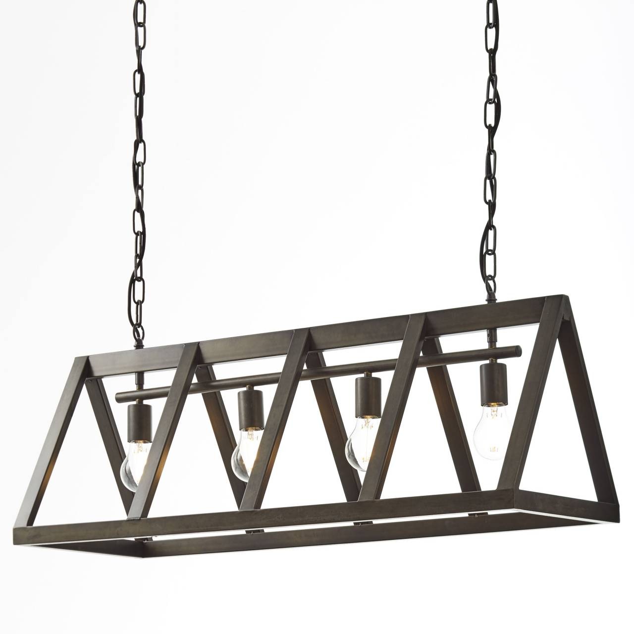 Image of Brilliant Leuchten Pendelleuchte »Matrix«, E27, 1 St., Hängelampe 4flg schwarz stahl bei Ackermann Versand Schweiz