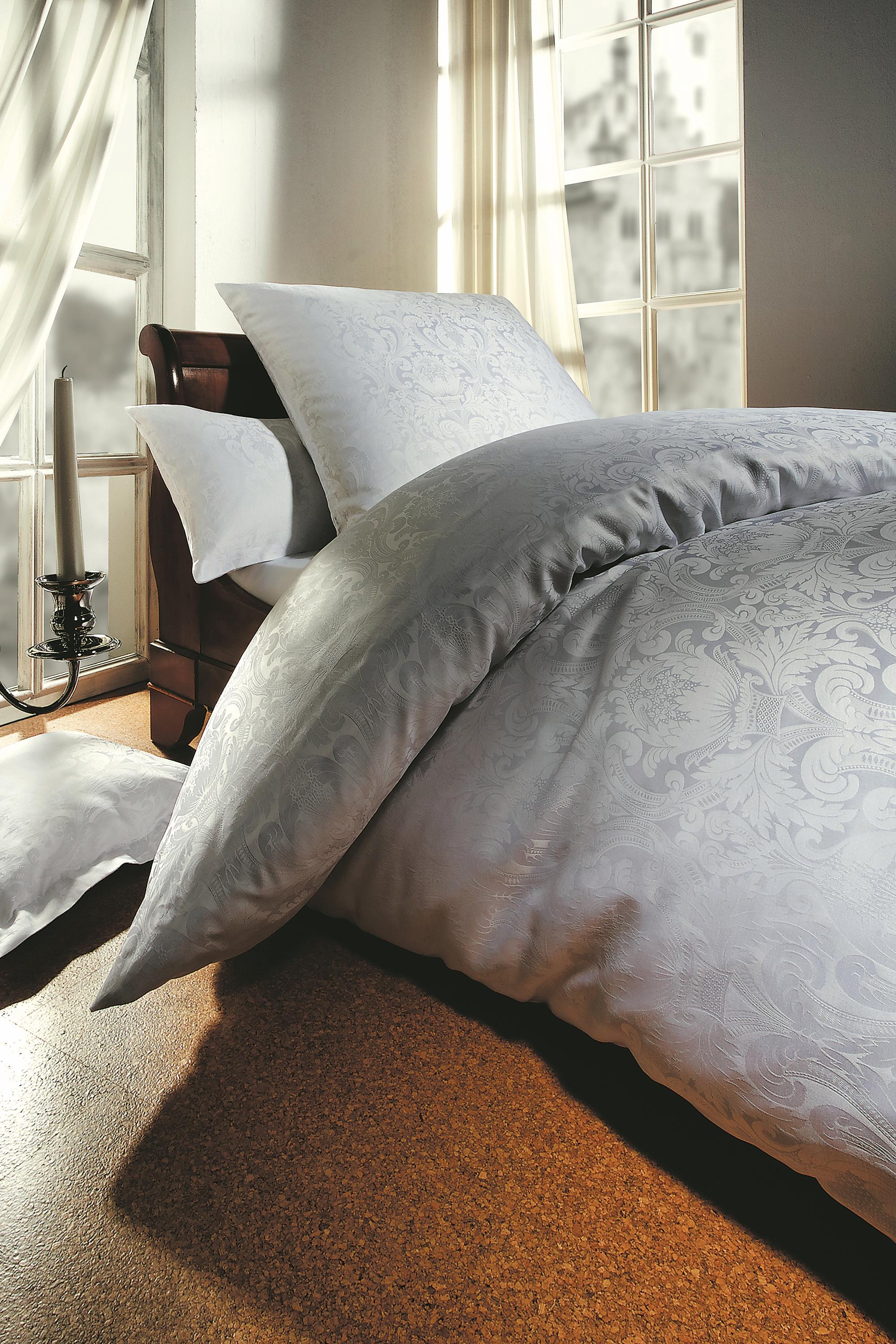 Curt Bauer Bettwäsche »Florenz in Gr. 135x200, 155x220 oder 200x200 cm« 2 Stk. tlg. Bettwäsche aus Baumwolle, klassische Bettwäsche mit Ornamenten