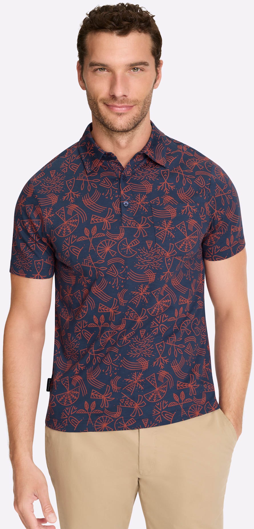 Marco Donati Kurzarmshirt »Kurzarm-Poloshirt« 1 tlg.