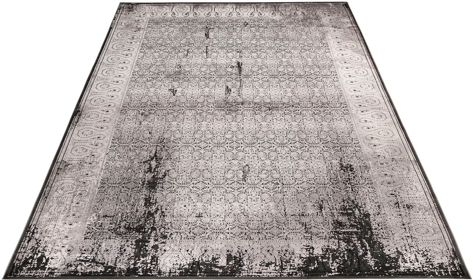 Image of Obsession Teppich »My Eden of Obsession 200«, rechteckig, 10 mm Höhe, Kurzflor, mit Bordüre, besonders hohe Knotendichte, Obermaterial: 85% Viskose, ideal im Wohnzimmer & Schlafzimmer bei Ackermann Versand Schweiz