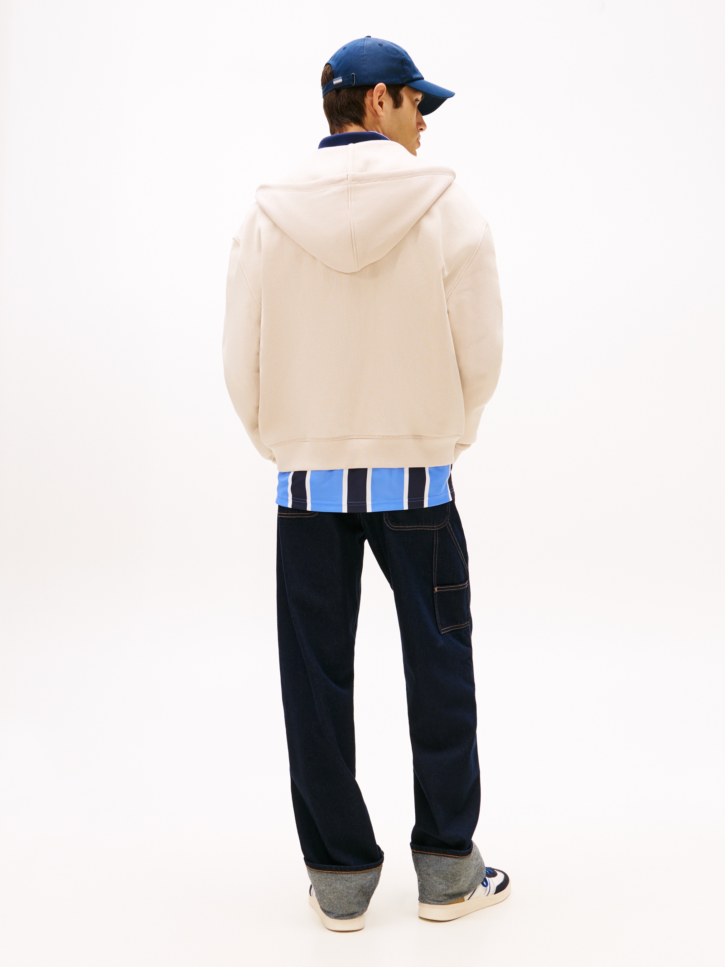 Tommy Jeans Sweat à capuche »TJM 90S SCRIPT RIB FLEECE«