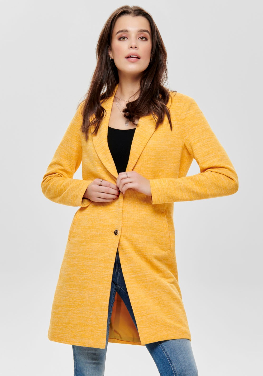 Image of Only Kurzmantel »ONLCARRIE LIFE MEL COAT«, mit Melange-Effekt bei Ackermann Versand Schweiz