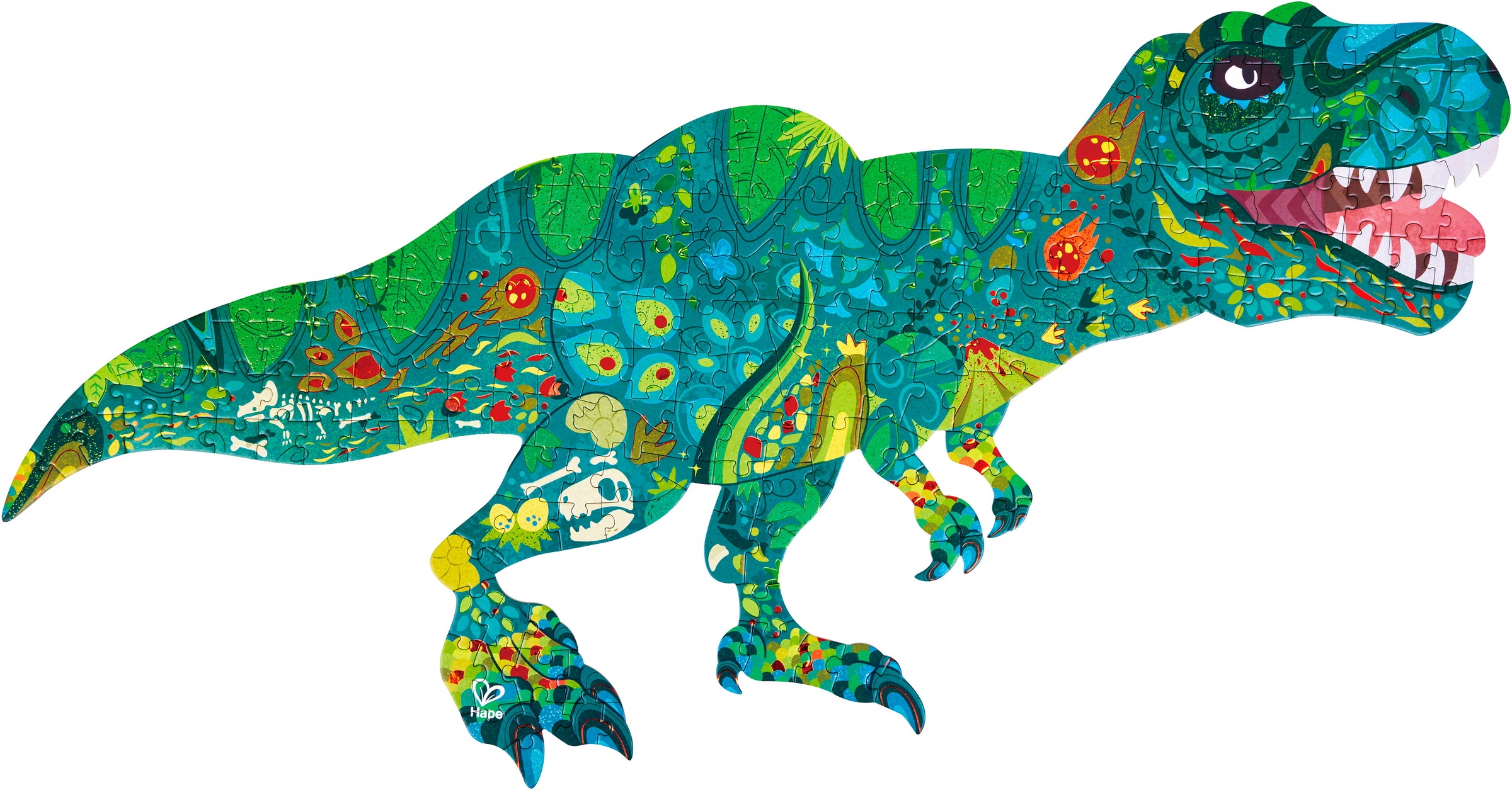 Image of Hape Konturenpuzzle "Dinosaurier"