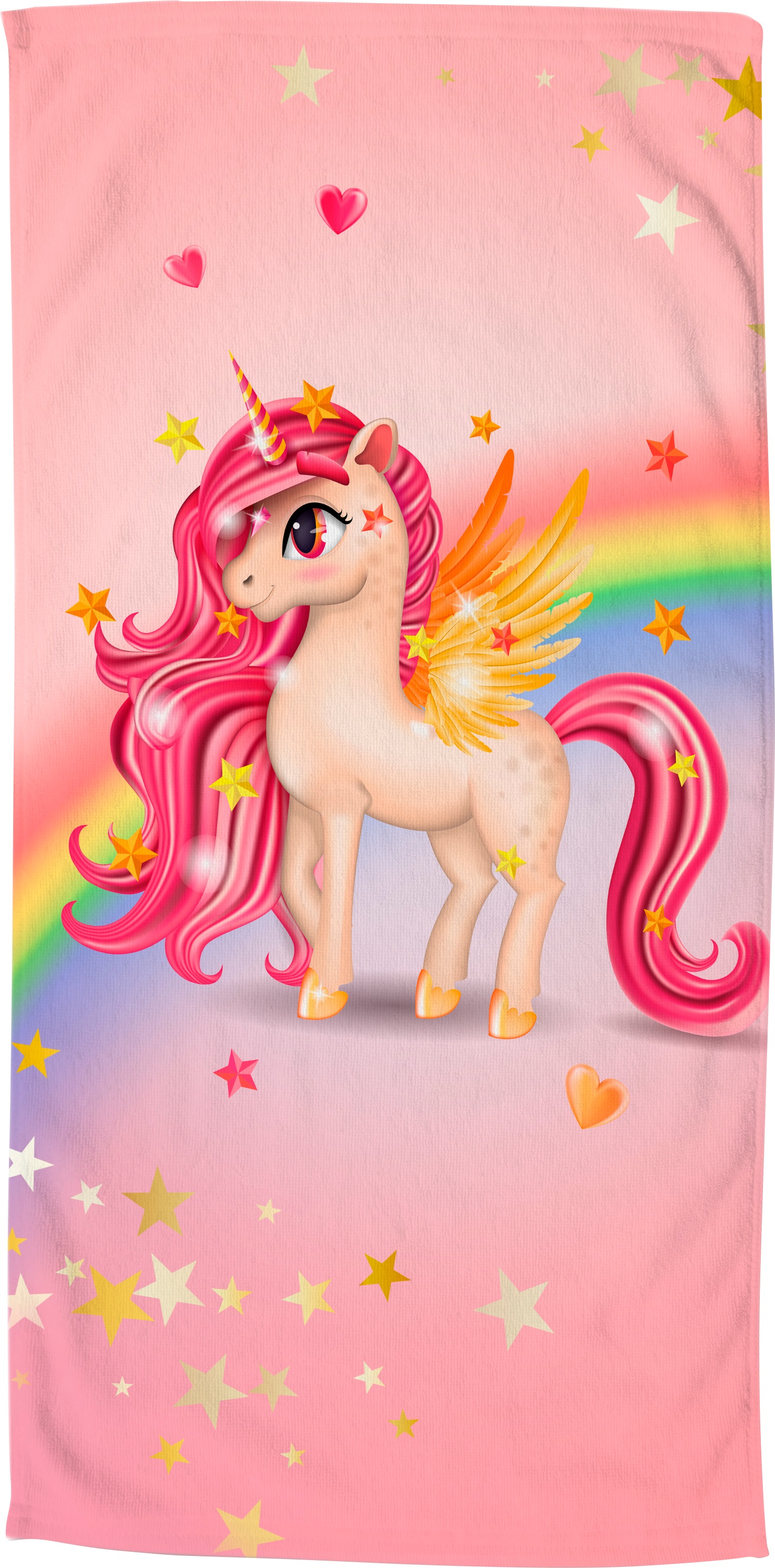 Image of good morning Strandtuch »Little«, (1 St.), Badetuch, Motiv Einhorn, trocknet schnell, Kinder bei Ackermann Versand Schweiz