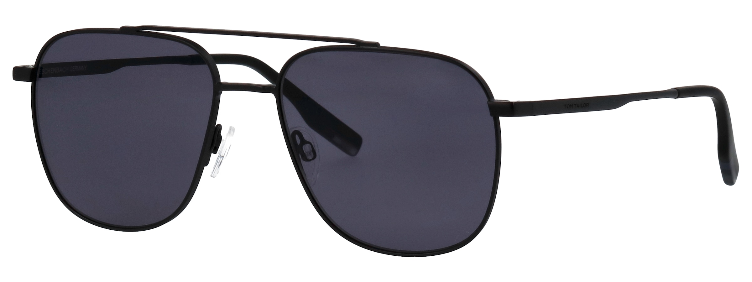 Image of TOM TAILOR Sonnenbrille "Modell 675004" Form Pilot, Logoschriftzug auf Bügel, Metallfassung