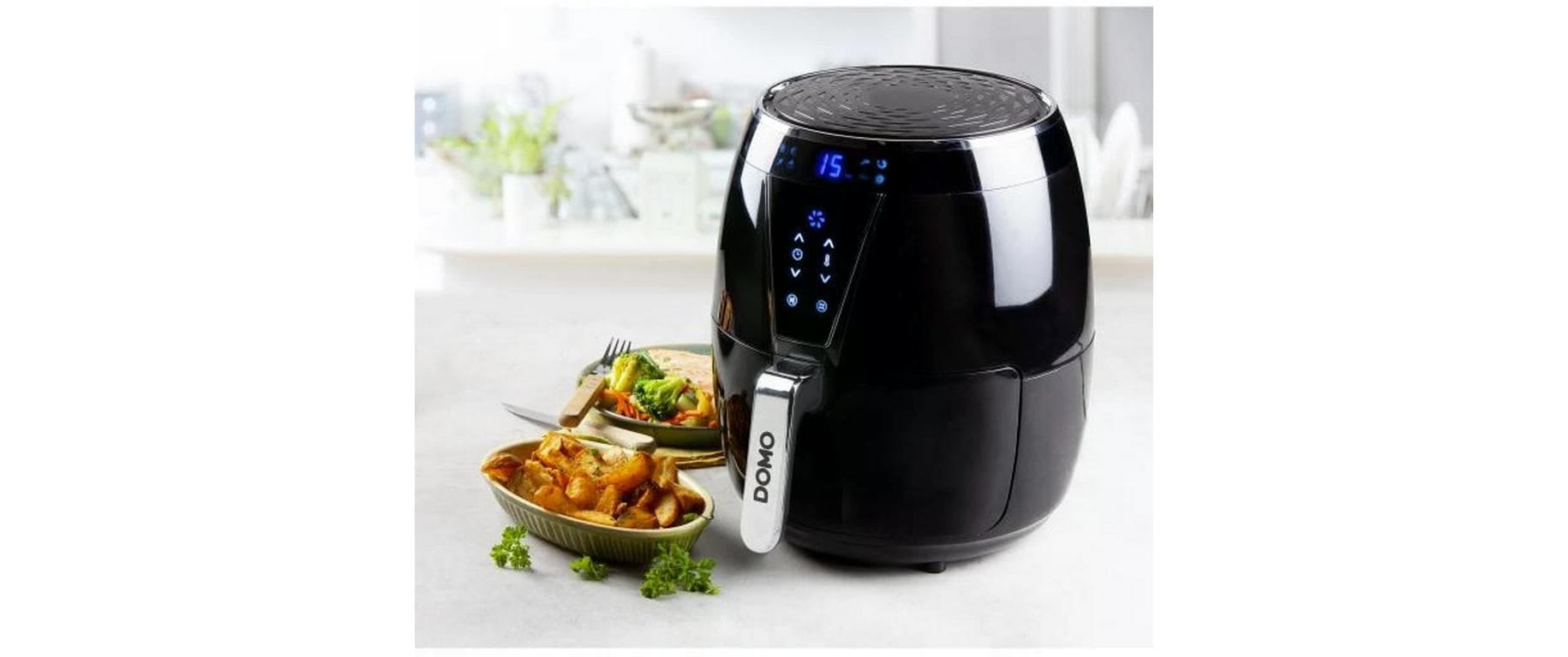 Domo Heissluftfritteuse »DO532FR 4 l, Schwarz«, 1500 W
