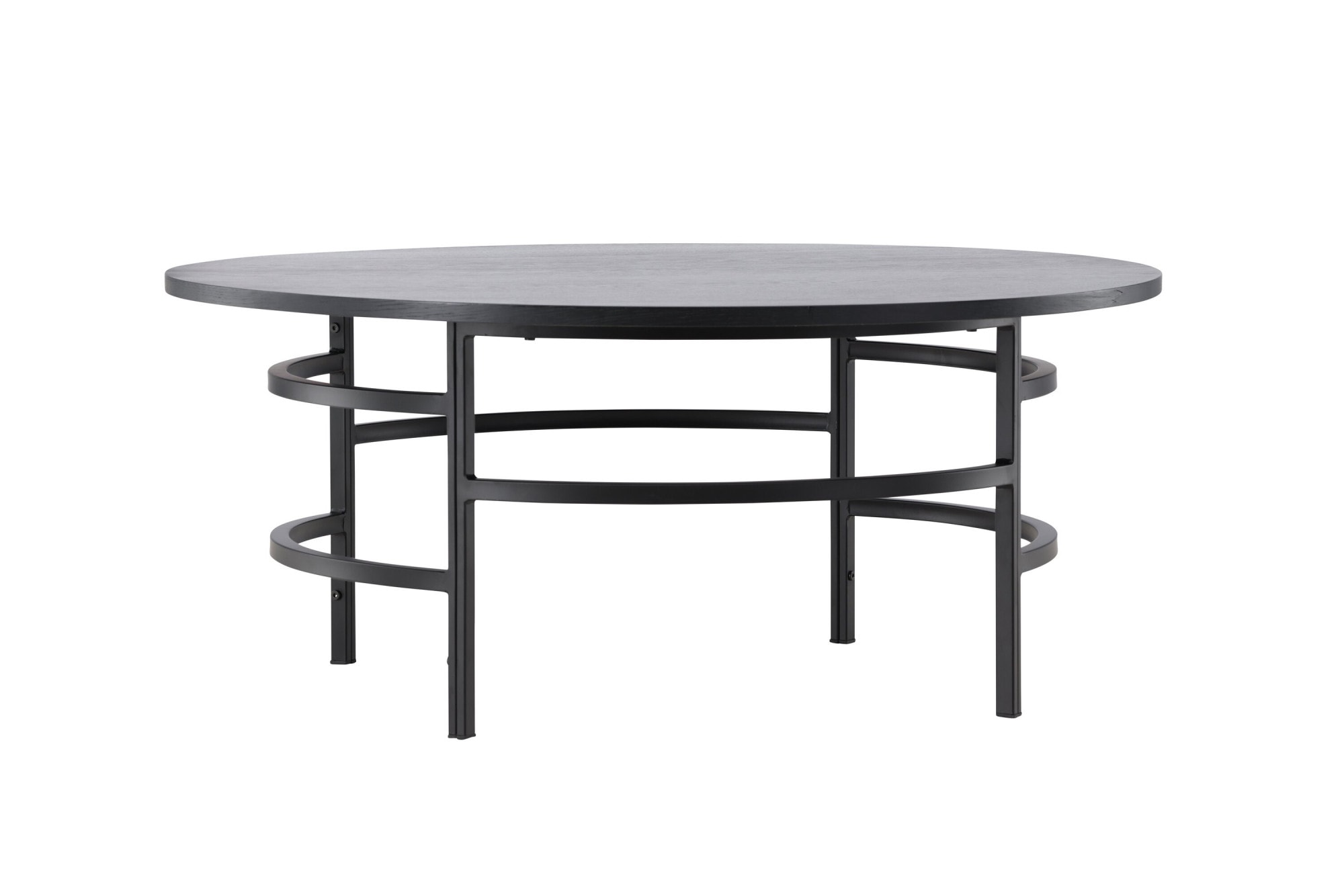 Venture Home Couchtisch »Copenhagen, runder Couchtisch Ø 100 cm in skandinavischer Eleganz« Sofatisch, MDF, Metallbeine, rund, abgerundet, modern