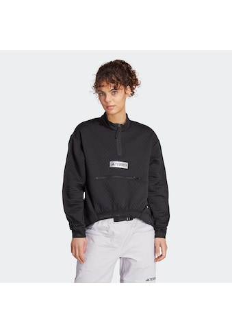 Kapuzensweatshirt »TERREX UTILITAS HALFZIP FLEECEJACKE«