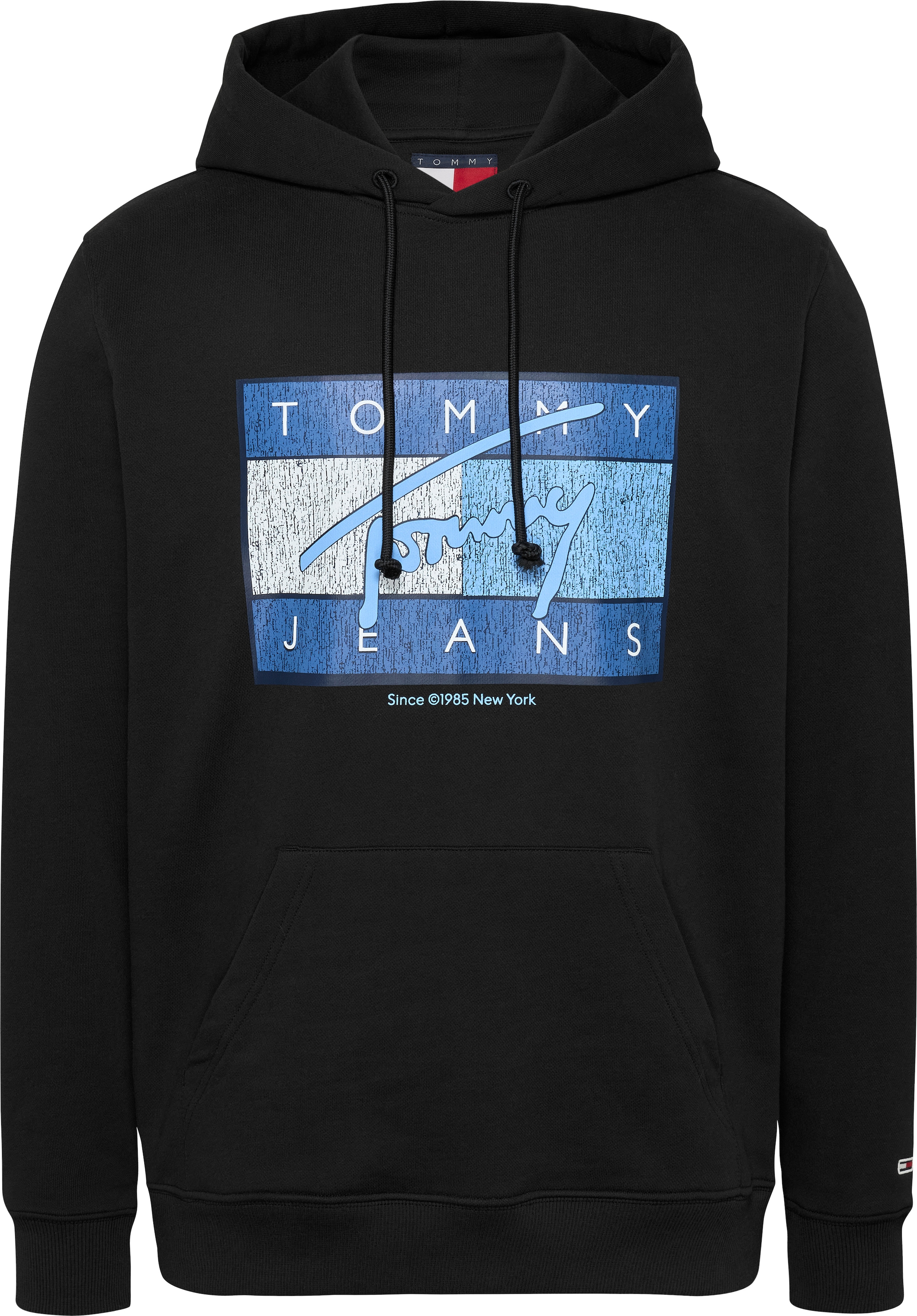 Tommy Jeans Hoodie »TJM REG DNA FLAG TWIST HOOD EXT«, mit grossem Logo