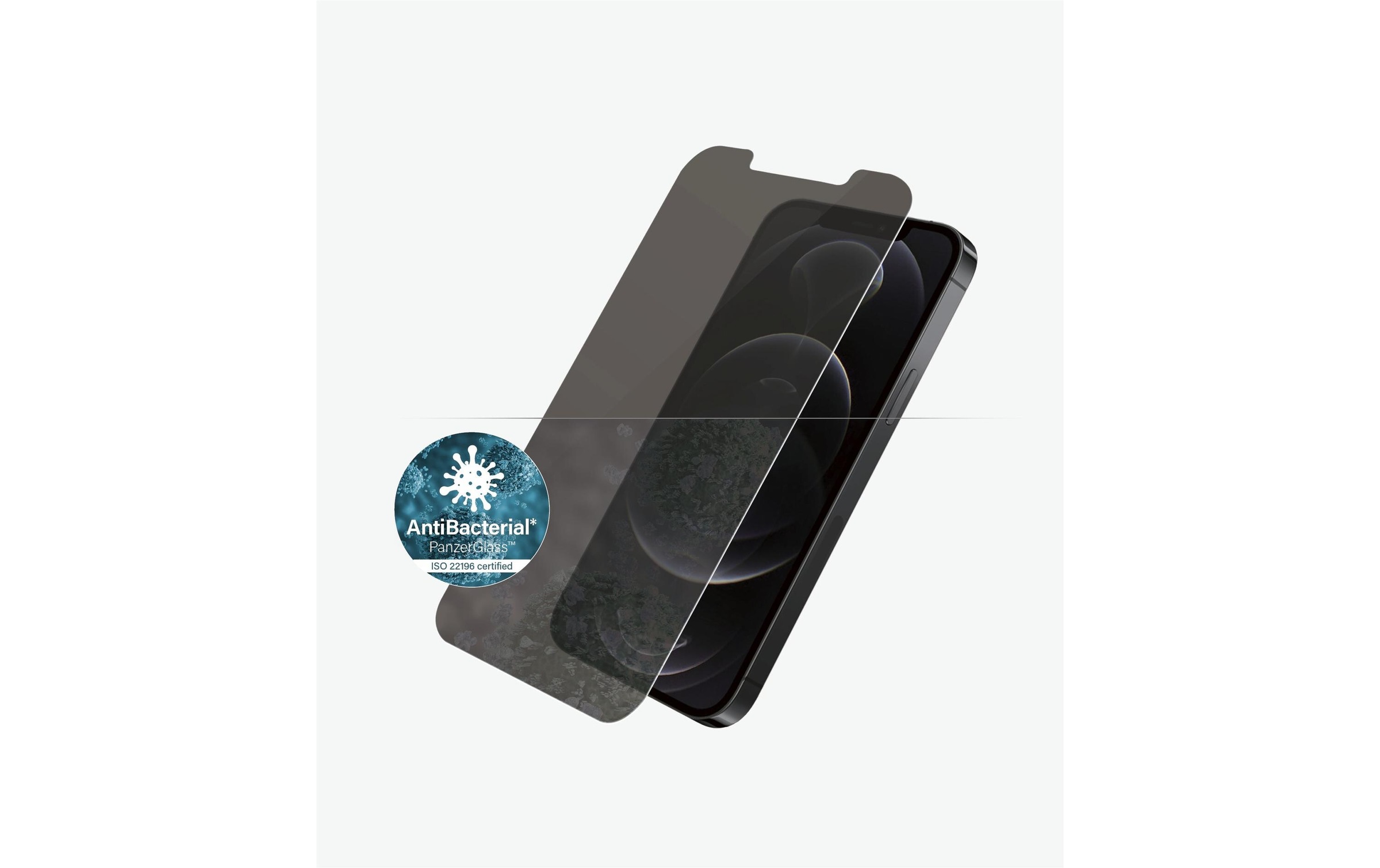 PanzerGlass Displayschutzglas »Displayschutz Standard« für iPhone 12, iPhone 12 Pro Nicht 100% bis an den Rand deckend, Ohne Rahmen