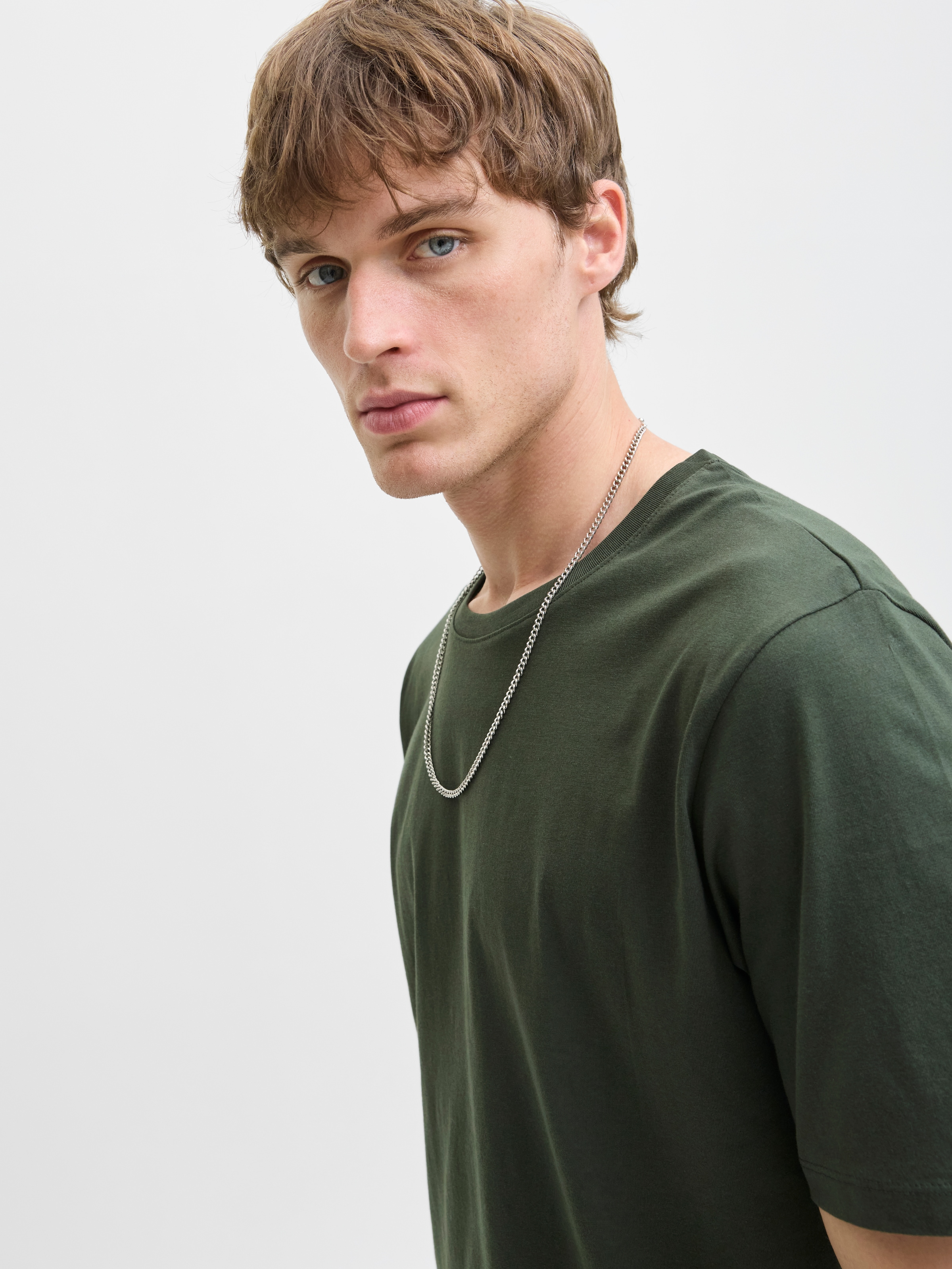 Jack & Jones Rundhalsshirt »JJEORGANIC BASIC TEE SS O-NECK NOOS«, mit Rundhalsausschnitt