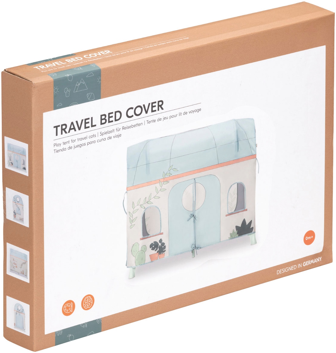 Hauck Bettzelt »Travel Bed Cover, Plants« Ergänzung für hauck Reisebetten (120 x 60 cm)