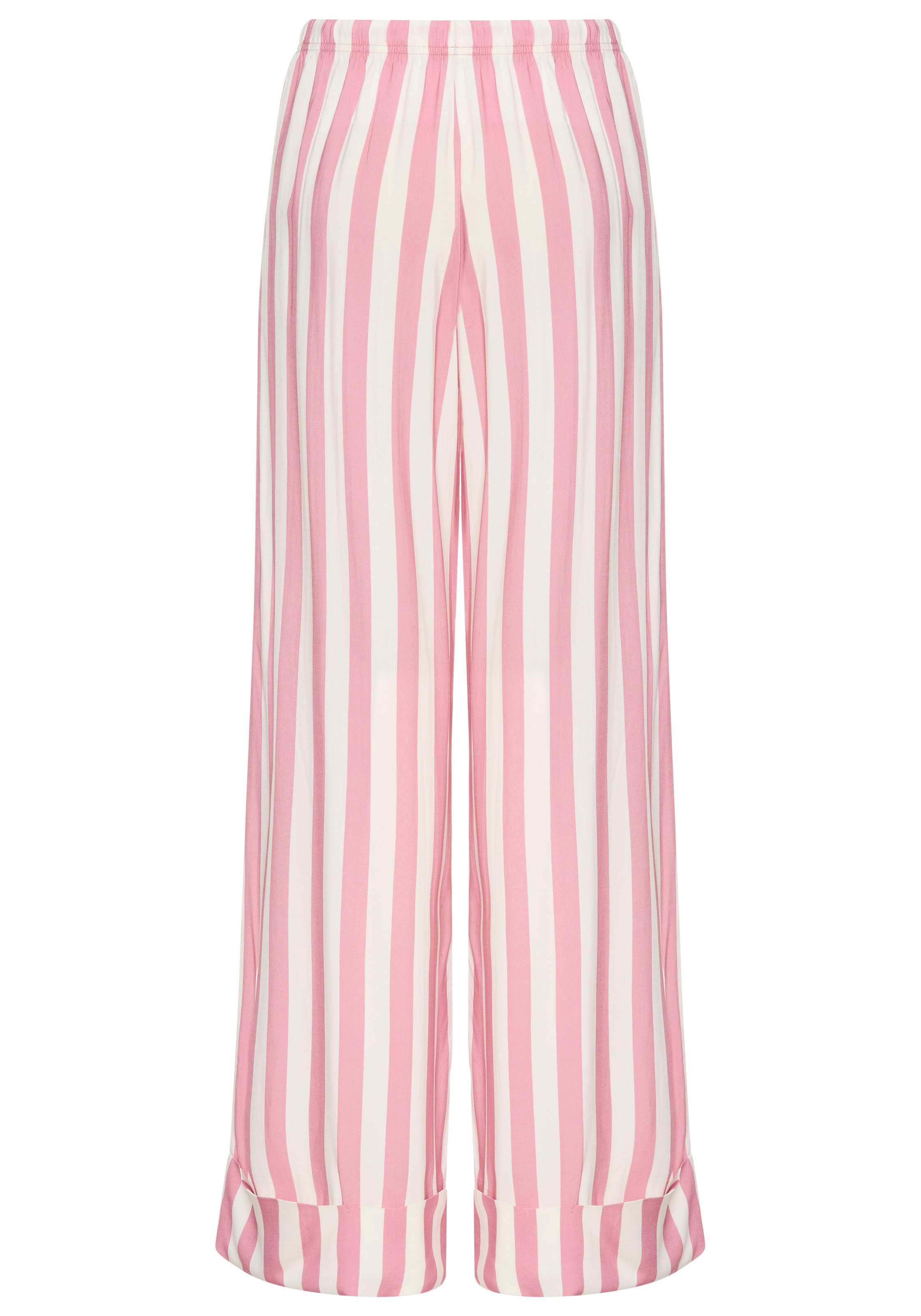 s.Oliver Pyjamahose  mit breitem Aufschlag am Saum