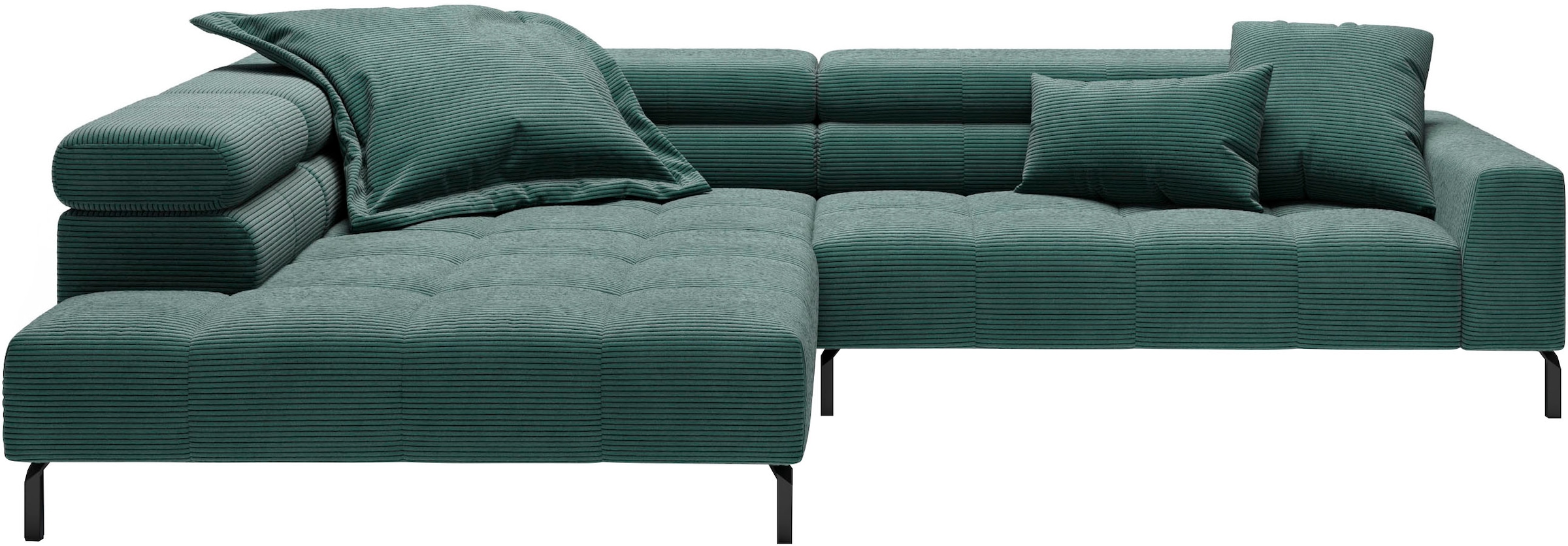 Image of Home affaire Ecksofa "Claya, 311 cm breit, L-Form, inkl. Kopfteilverstellung" ohne elektrischen Sitzvorzug