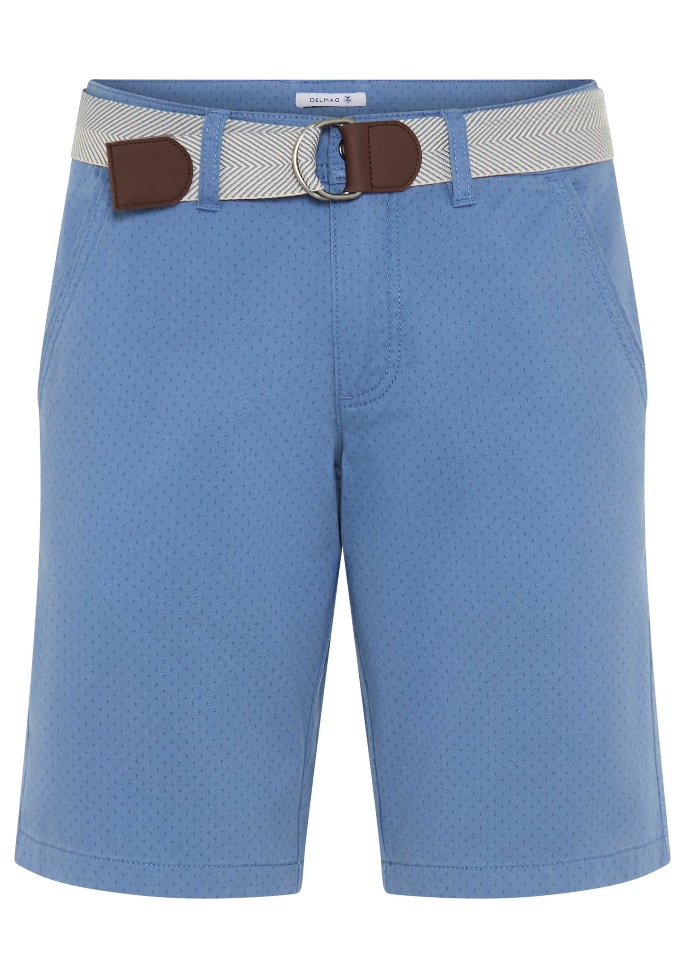 DELMAO Short  kniefrei, gerades Bein, mit Eingrifftaschen und Gesässtaschen