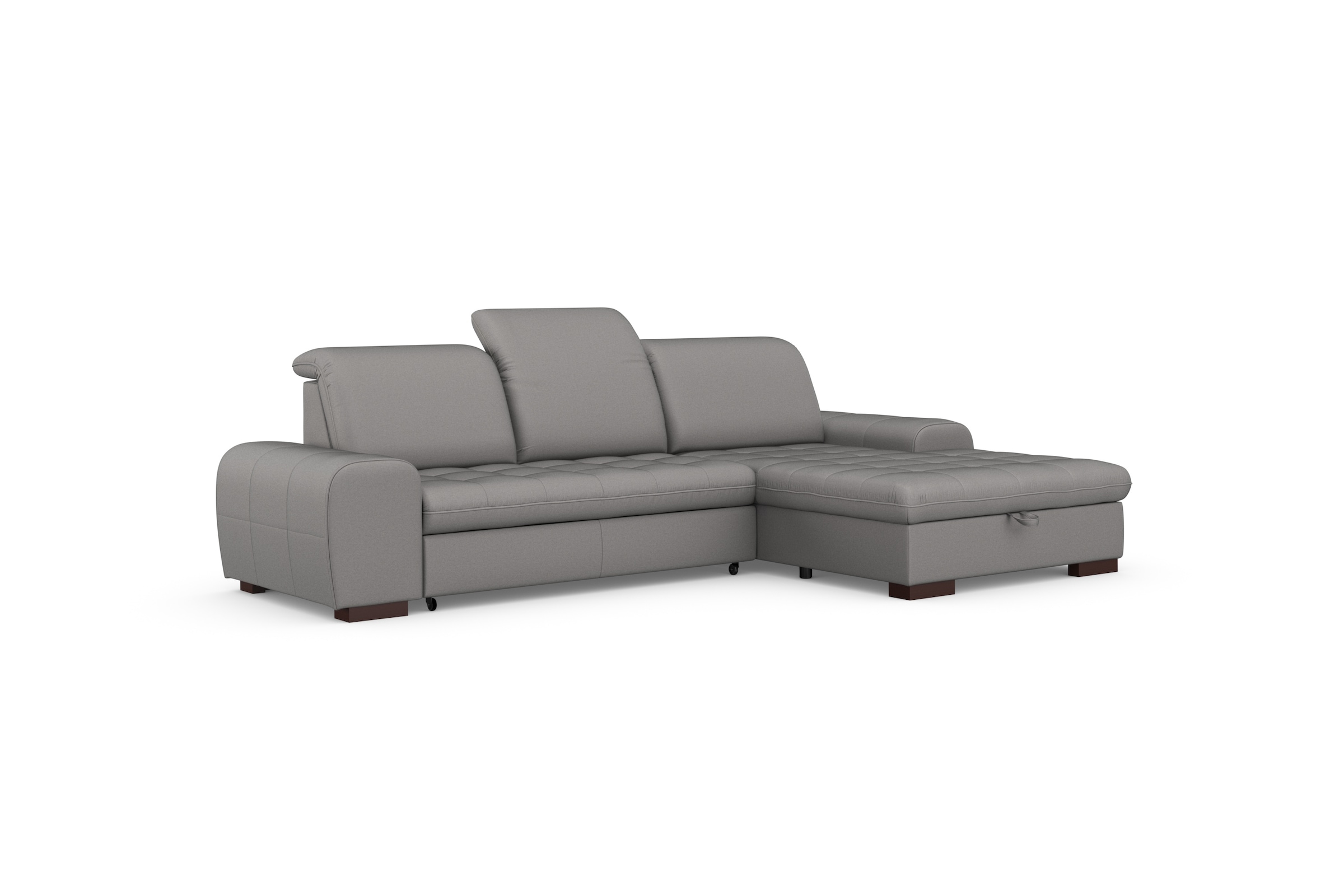 sit&more Ecksofa »Luxor L-Form«, wahlweise mit Bettfunktion, Bettkasten und Kopfteilverstellung