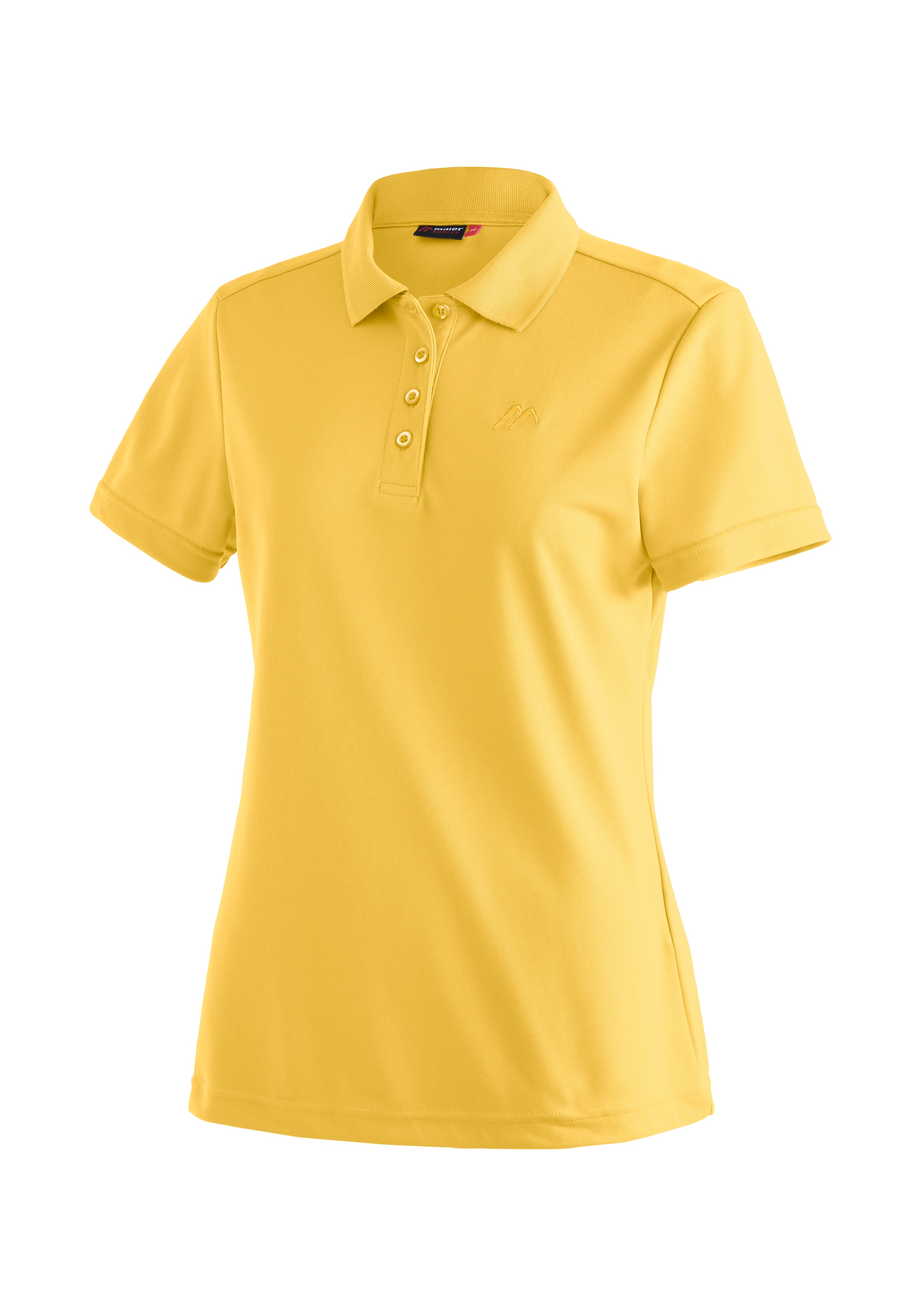 Maier Sports Polo »Ulrike« Damen Polo kurzarm, leichtes Shirt, Funktionsshirt mit Kragen, Reg Fit