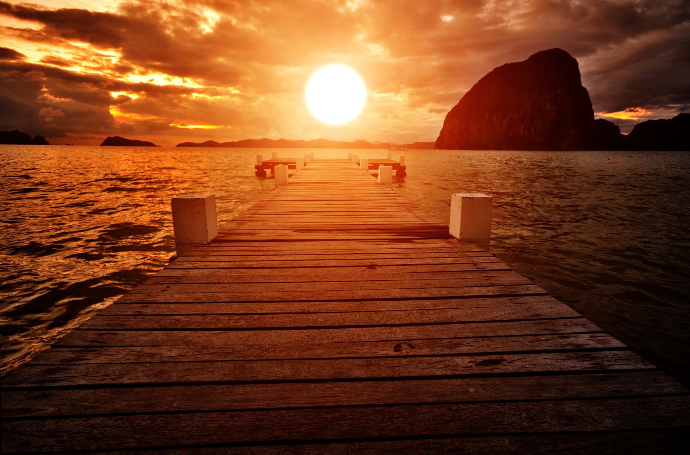 Image of Papermoon Fototapete »Jetty Sunset« bei Ackermann Versand Schweiz