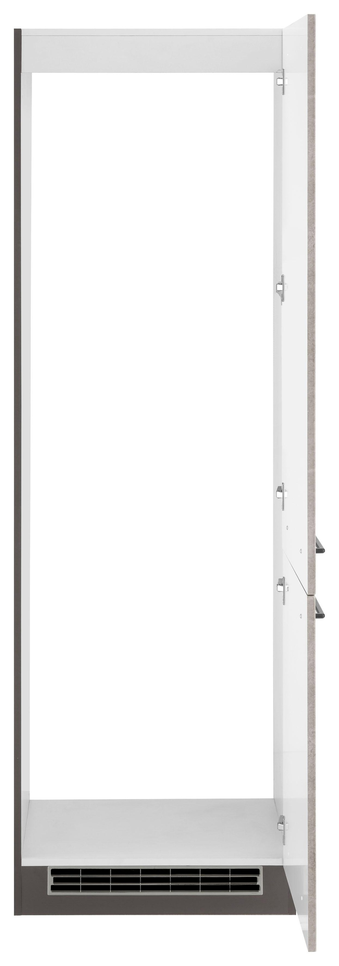 HELD MÖBEL Kühlumbauschrank »Tulsa«, 60 cm breit, 200 cm hoch, 2 Türen, schwarzer  Metallgriff, MDF Front Découvrir sur