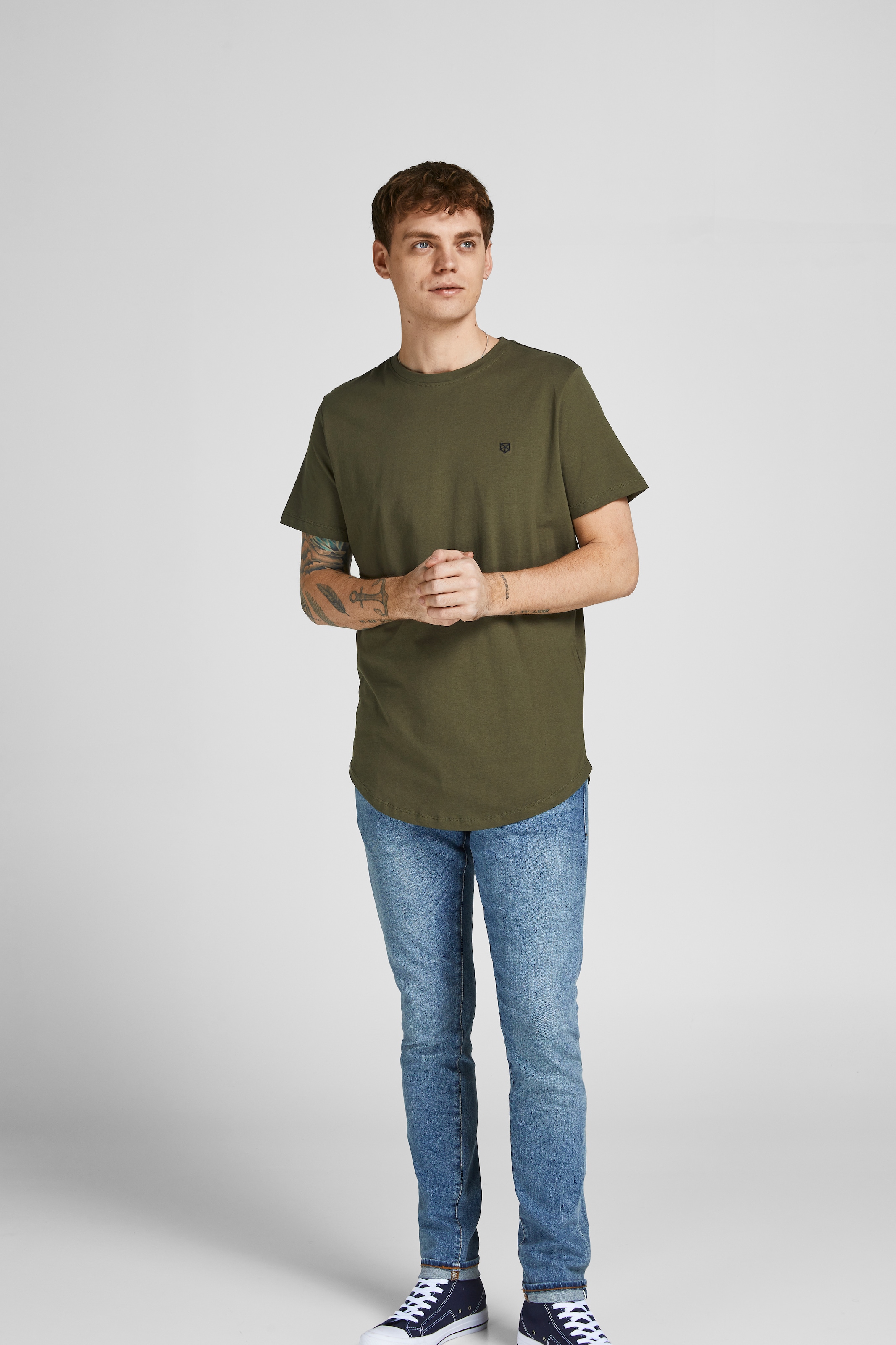 Jack & Jones Rundhalsshirt »JPRBLABRODY TEE SS CREW NECK 5PK MP«