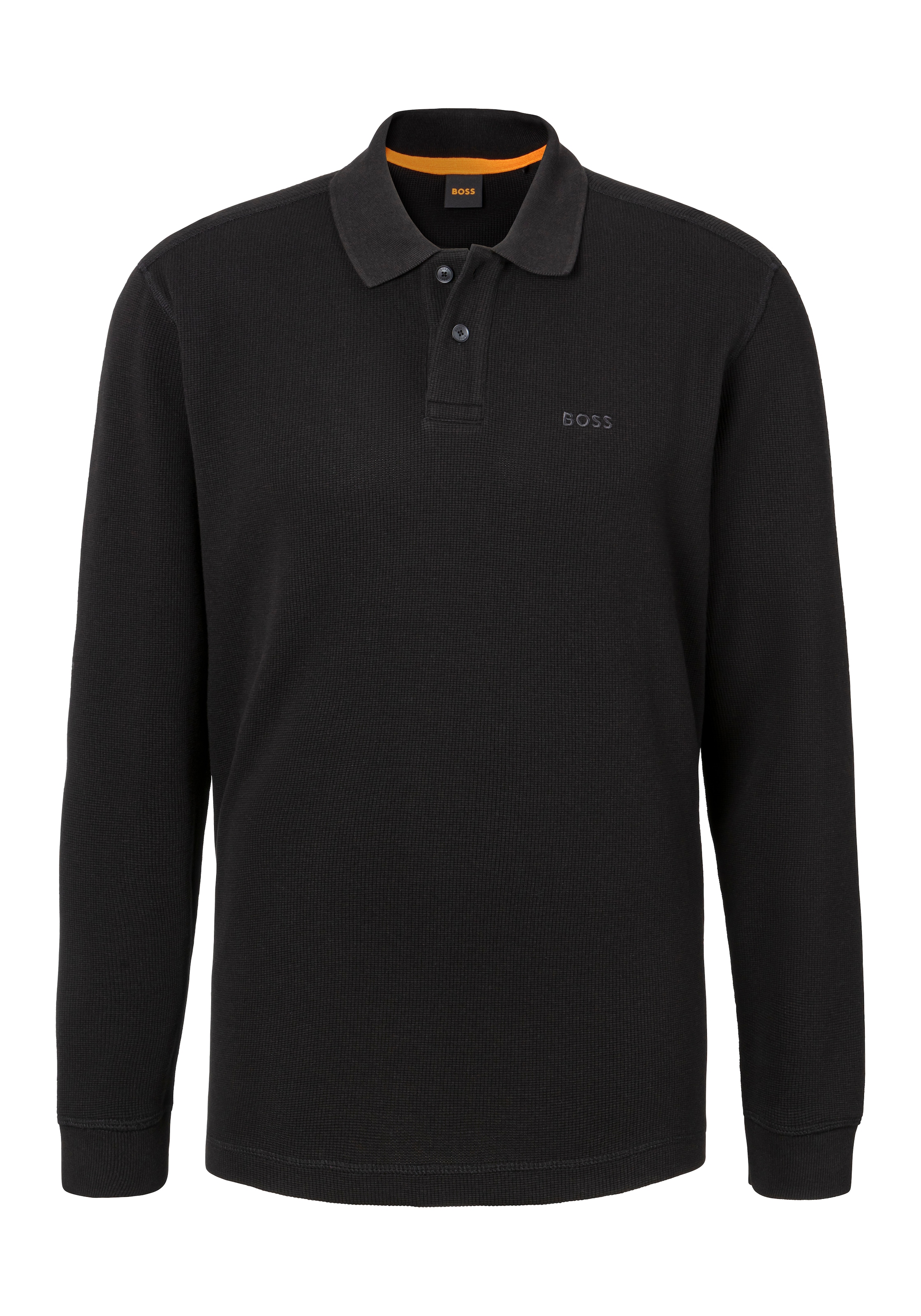 BOSS ORANGE Poloshirt »Petempestolong«, mit Knopfleiste