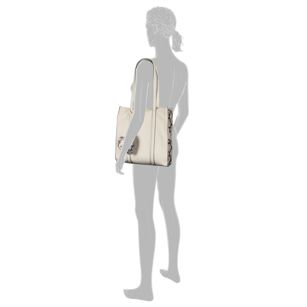 Gabor Shopper »Elfie Luxe« Damen Handtasche mit Leopardenoptik mit Pouch-Anhänger