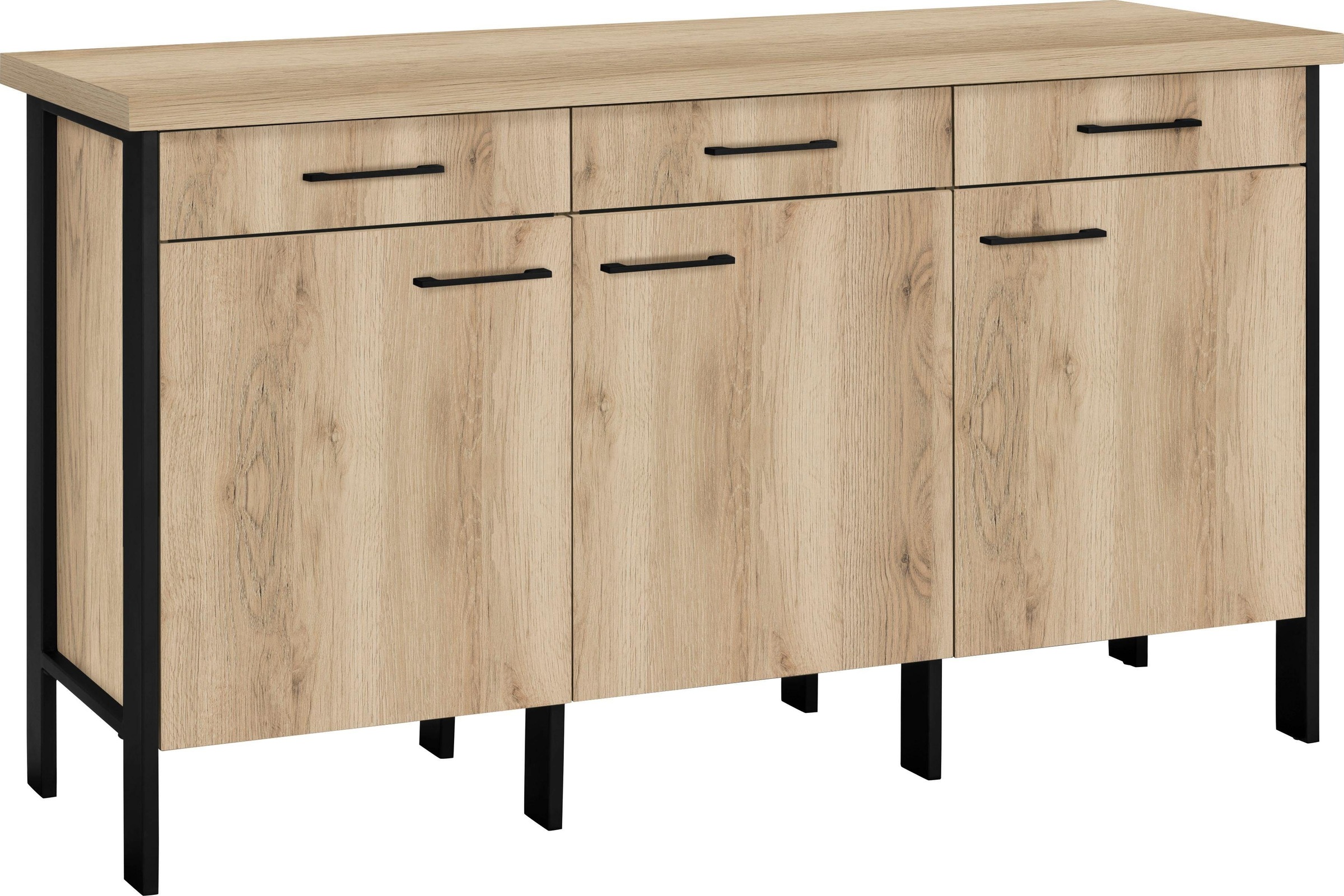 Image of OPTIFIT Unterschrank »Tokio«, 158 cm breit, mit Stahlgestell, mit Vollauszug, Sideboard mit viel Stauraum bei Ackermann Versand Schweiz