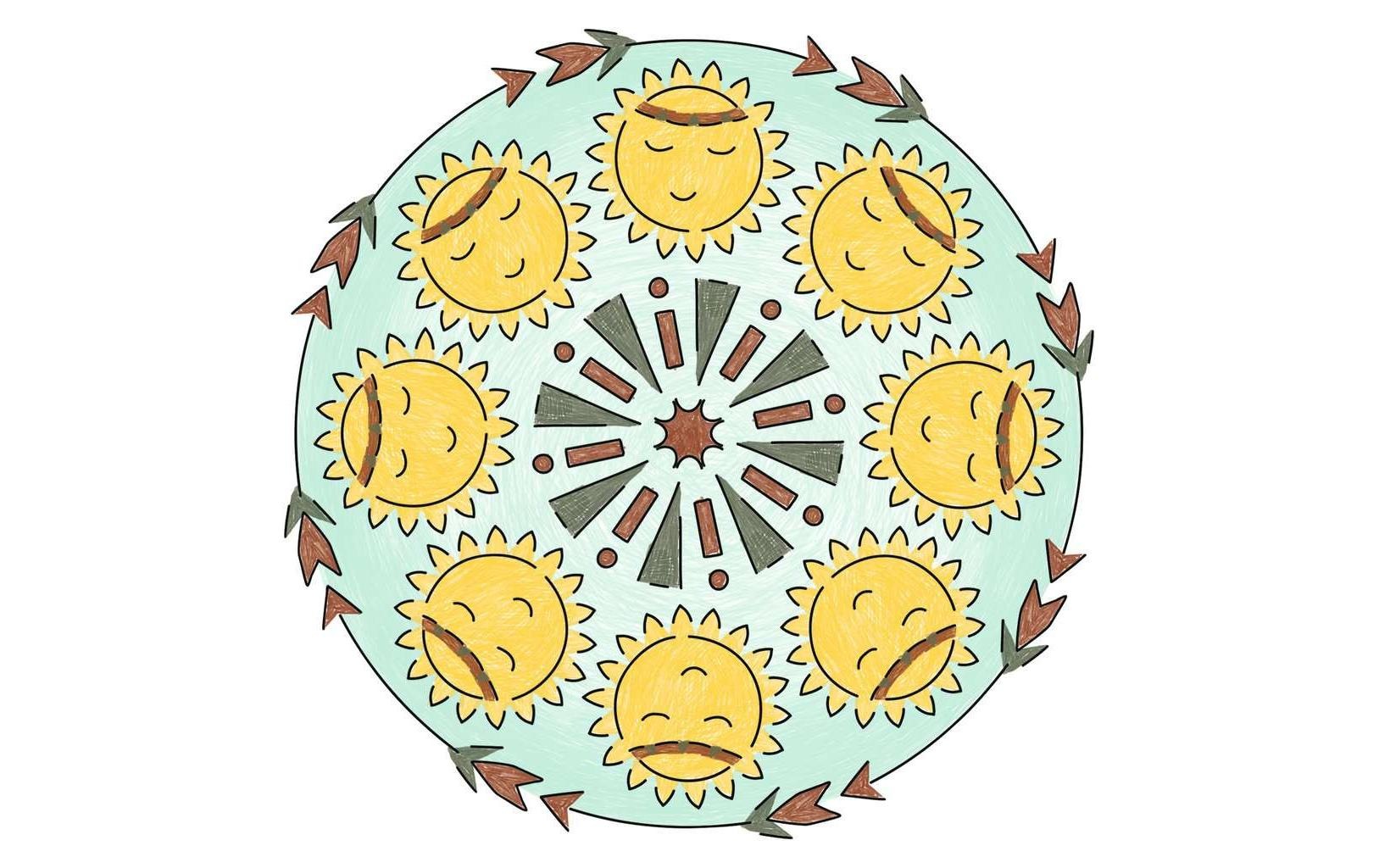 Ravensburger Malvorlage »Ravensburger Malset Mandala-Designer Boho Style«
