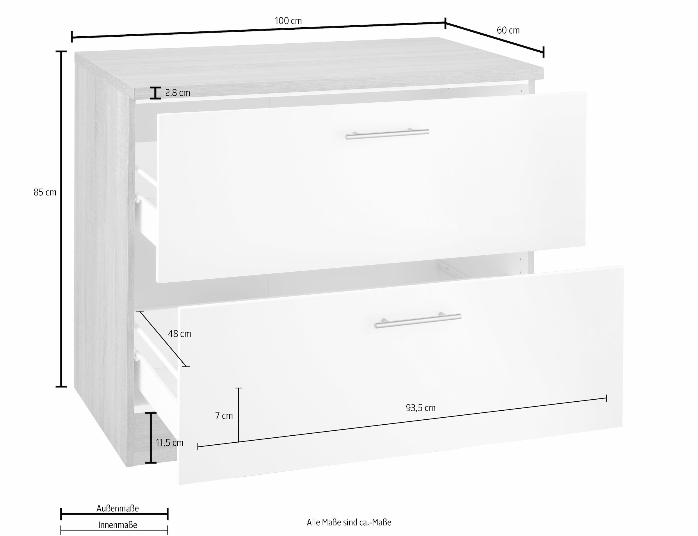OPTIFIT Unterschrank »Kalmar«, Breite 100 cm