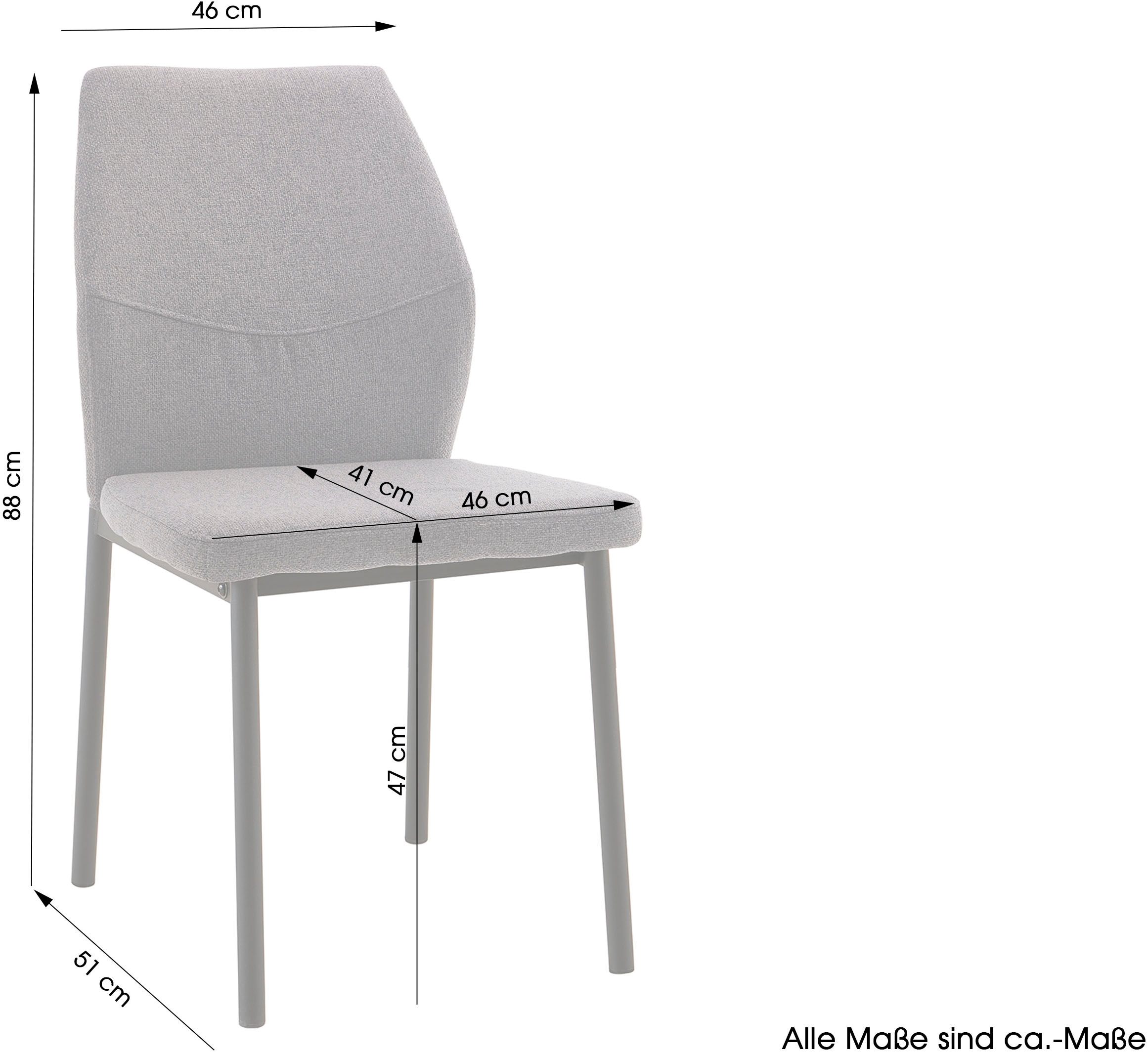 Home affaire Essgruppe »Genf Tischgruppe BESTSELLER,«, (Set, 5 tlg.), Küchentisch, 4 Stühle, moderne Tischplatte in eiche/schwarz