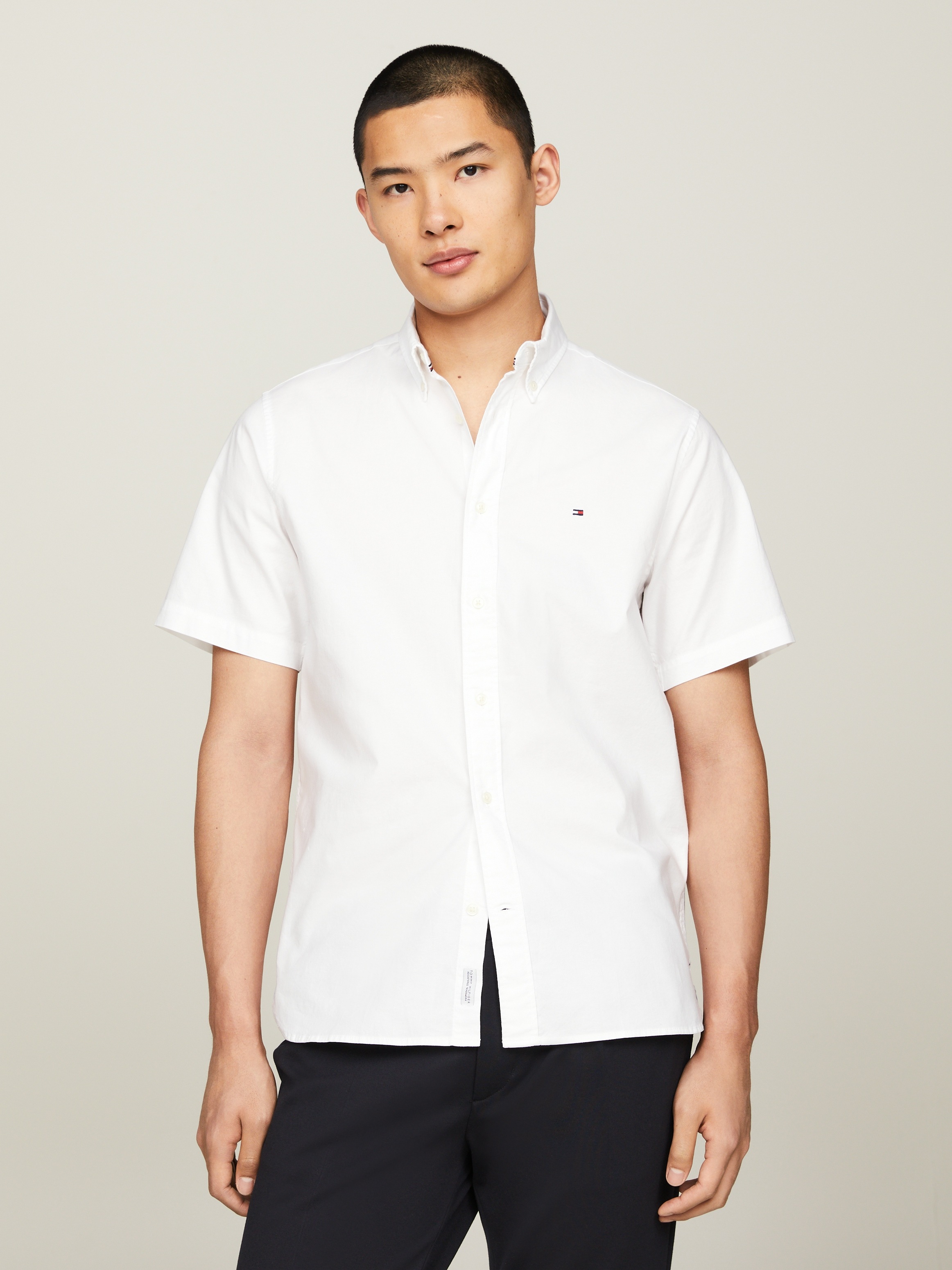 Tommy Hilfiger Kurzarmhemd »1985 FLEX OXFORD RF SHIRT«