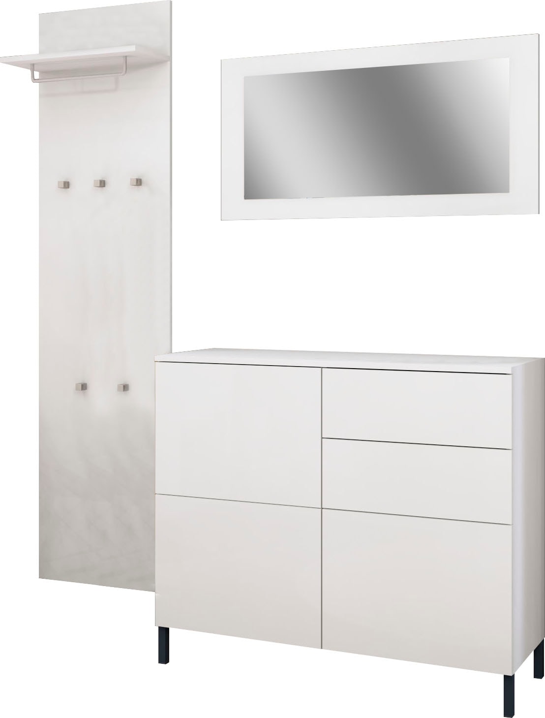 Image of borchardt Möbel Garderoben-Set "Haama" 3 Stk. tlg.