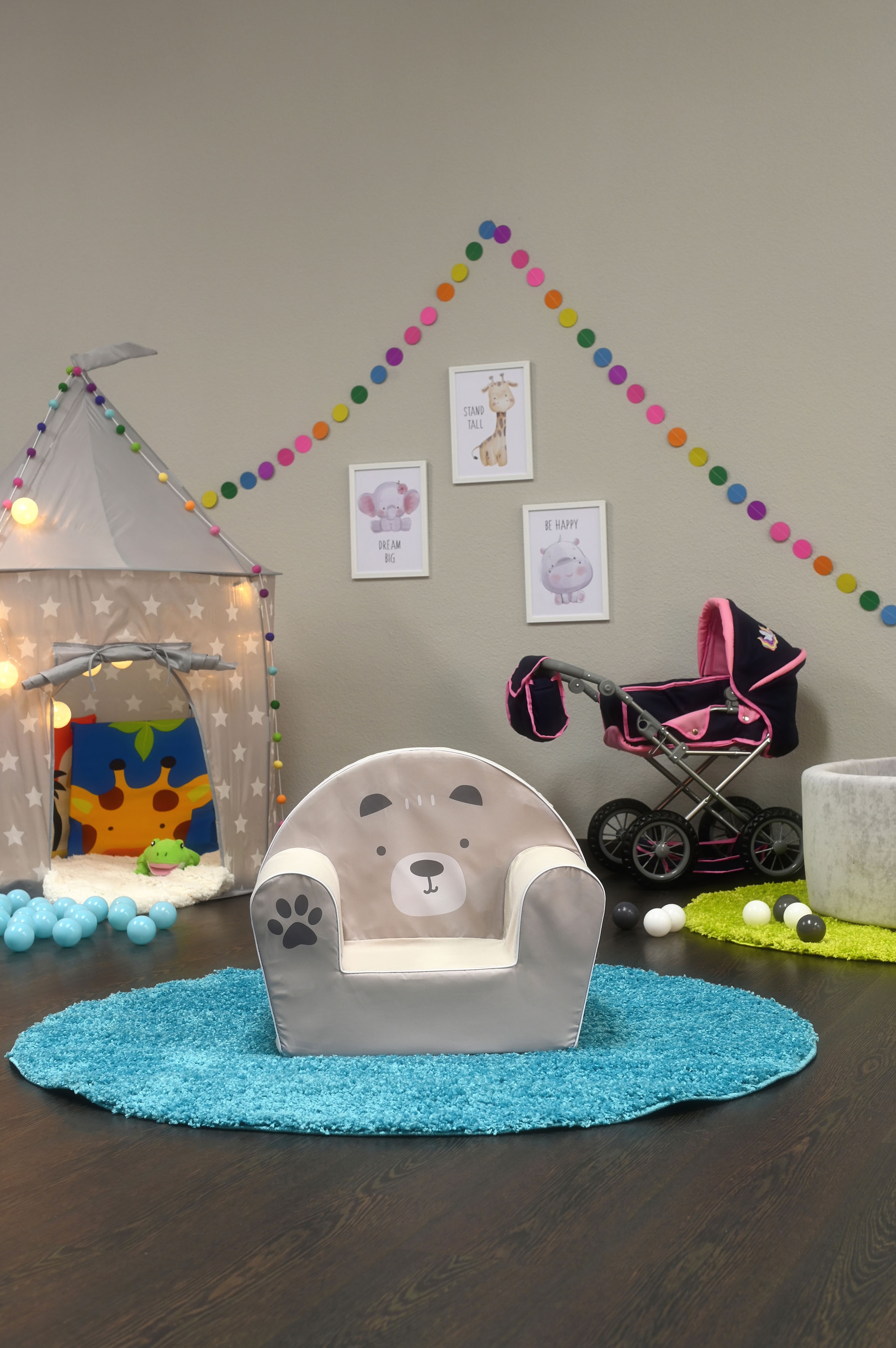 Knorrtoys® Sessel »Bär Paul« für Kinder; Made in Europe