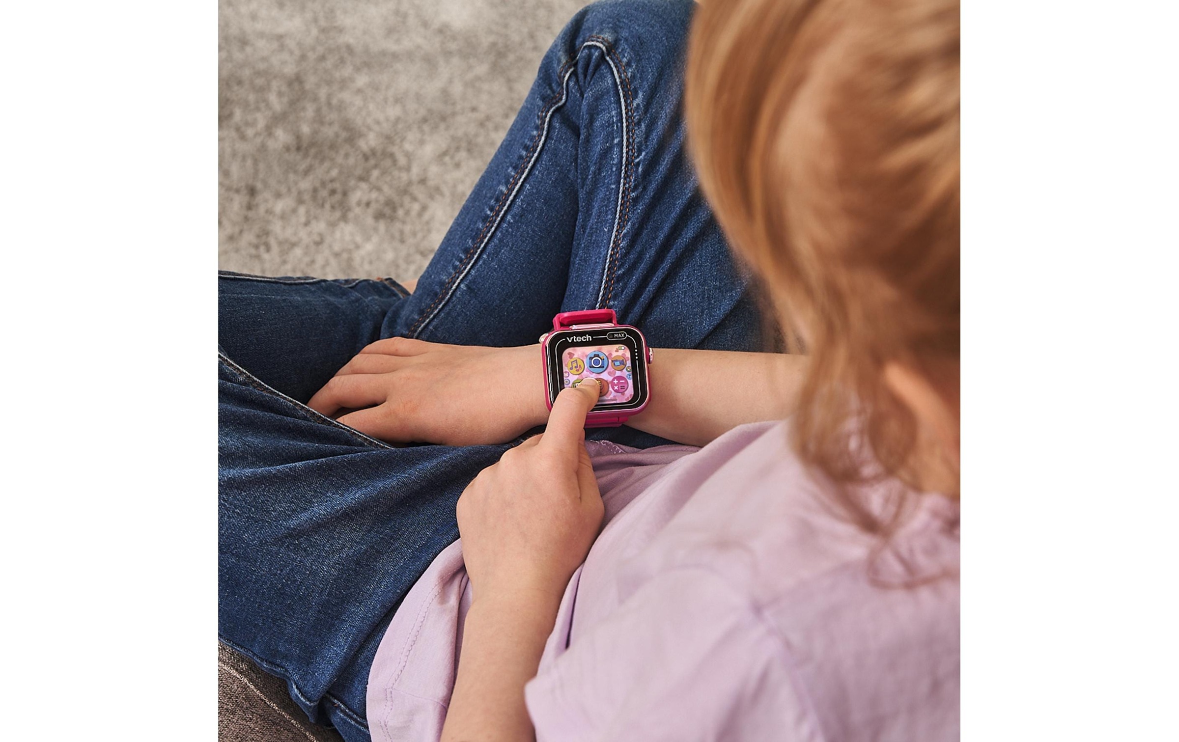 »KidiZoom Vtech® Kinderkamera -FR-« MAX sur Smartwatch framboise Découvrir