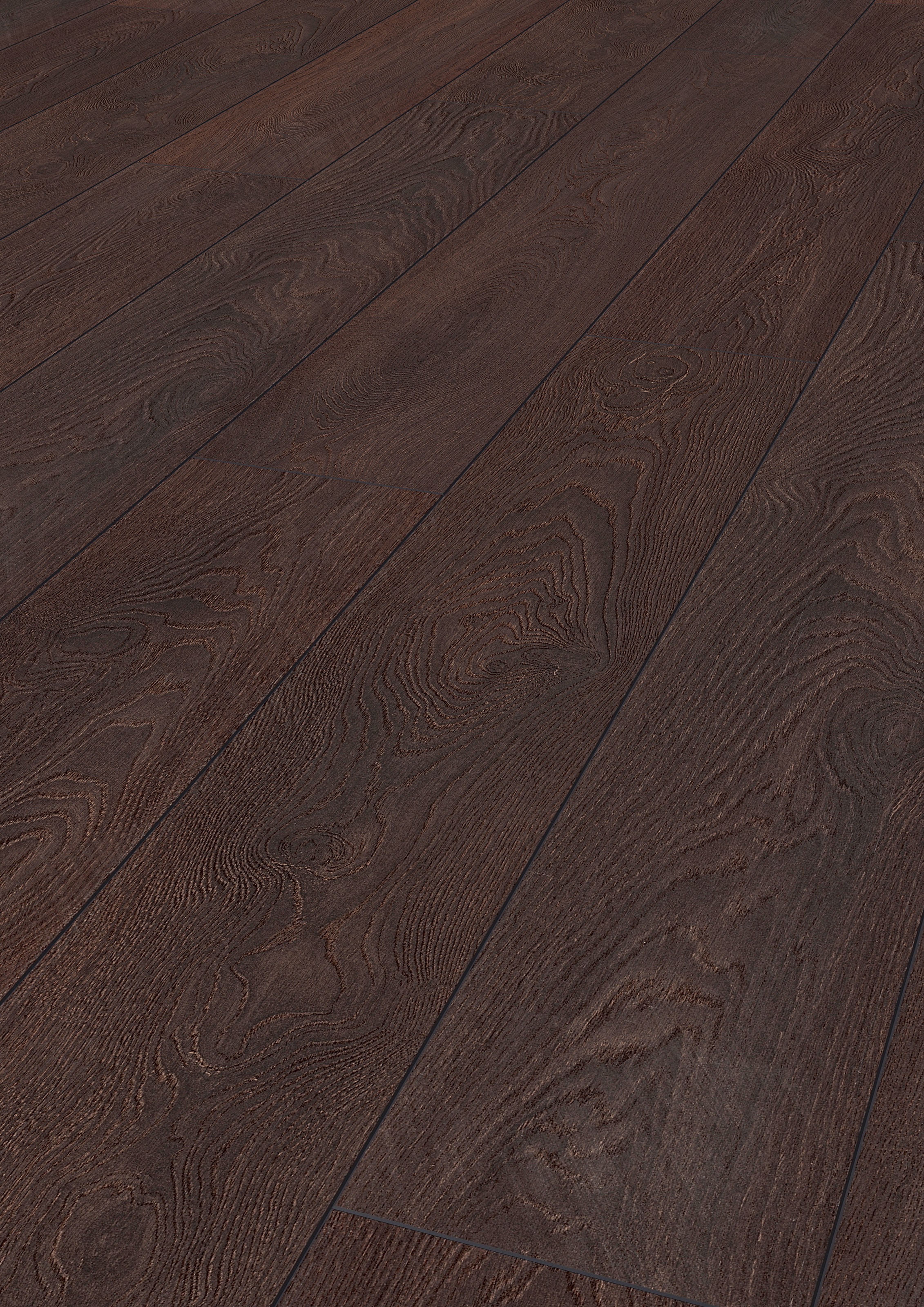 Image of ter Hürne Laminat »Eiche tiefbraun«, mit fühlbarer Oberfläche und Klicksystem bei Ackermann Versand Schweiz