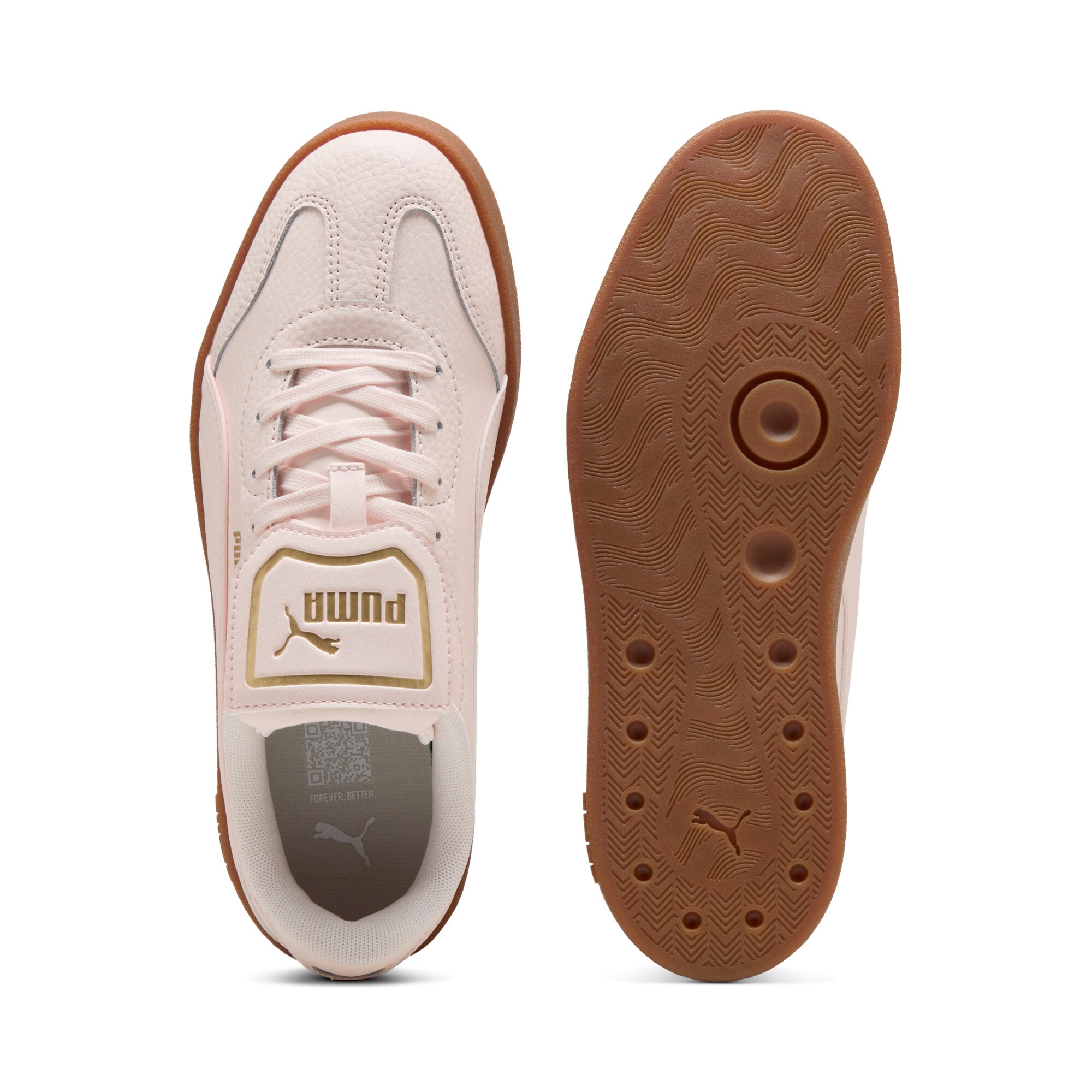PUMA Sneaker »CLUB AZURA L«  für sportlichen Look, aus Leder, mit Gummilaufsohle, mit Schnürung