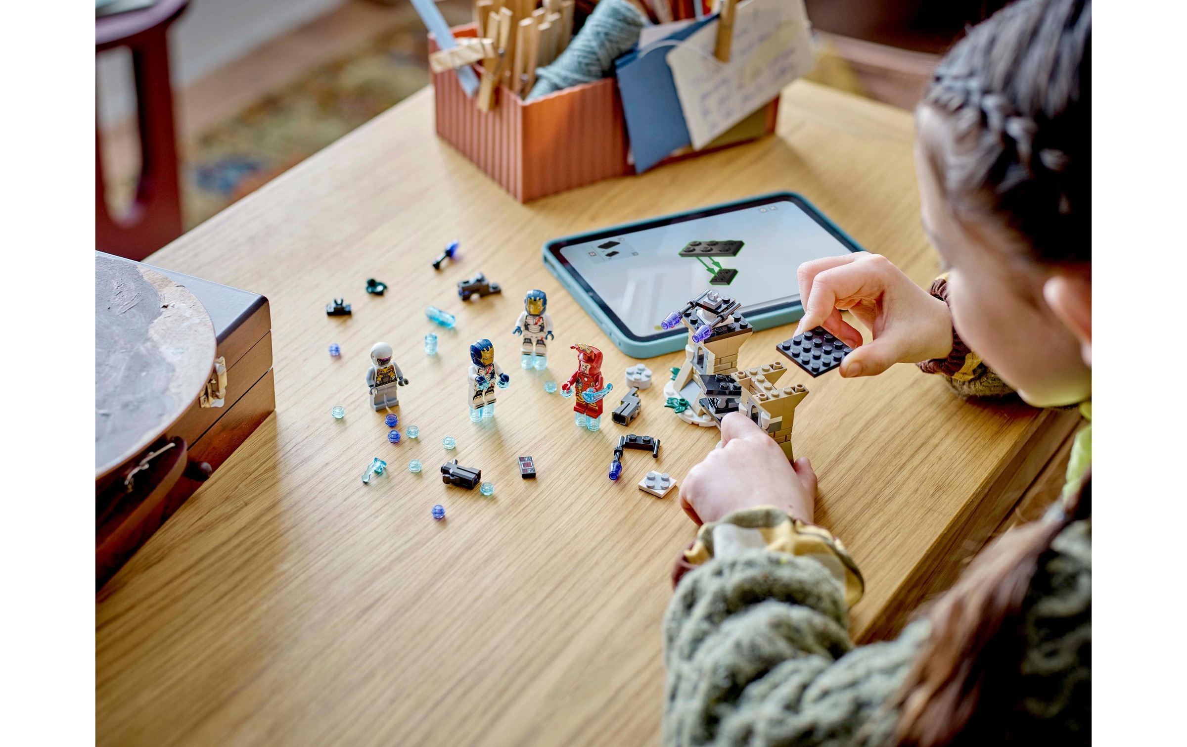 LEGO® Konstruktionsspielsteine »Marvel Iron Man und Iron Legion vs. HYDRA-Soldat 76288«