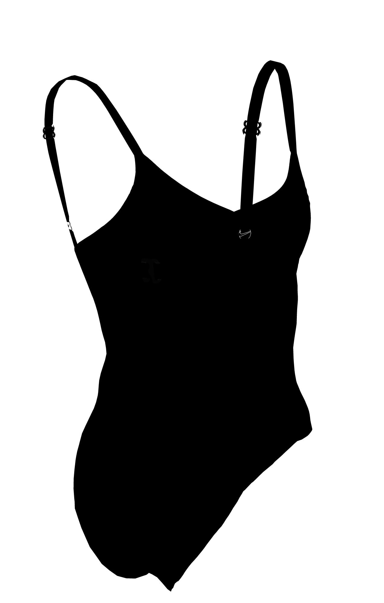 Nike Maillot de bain »V-NECK ONE PIECE« maintien moyen, bretelles dos et épaules réglables