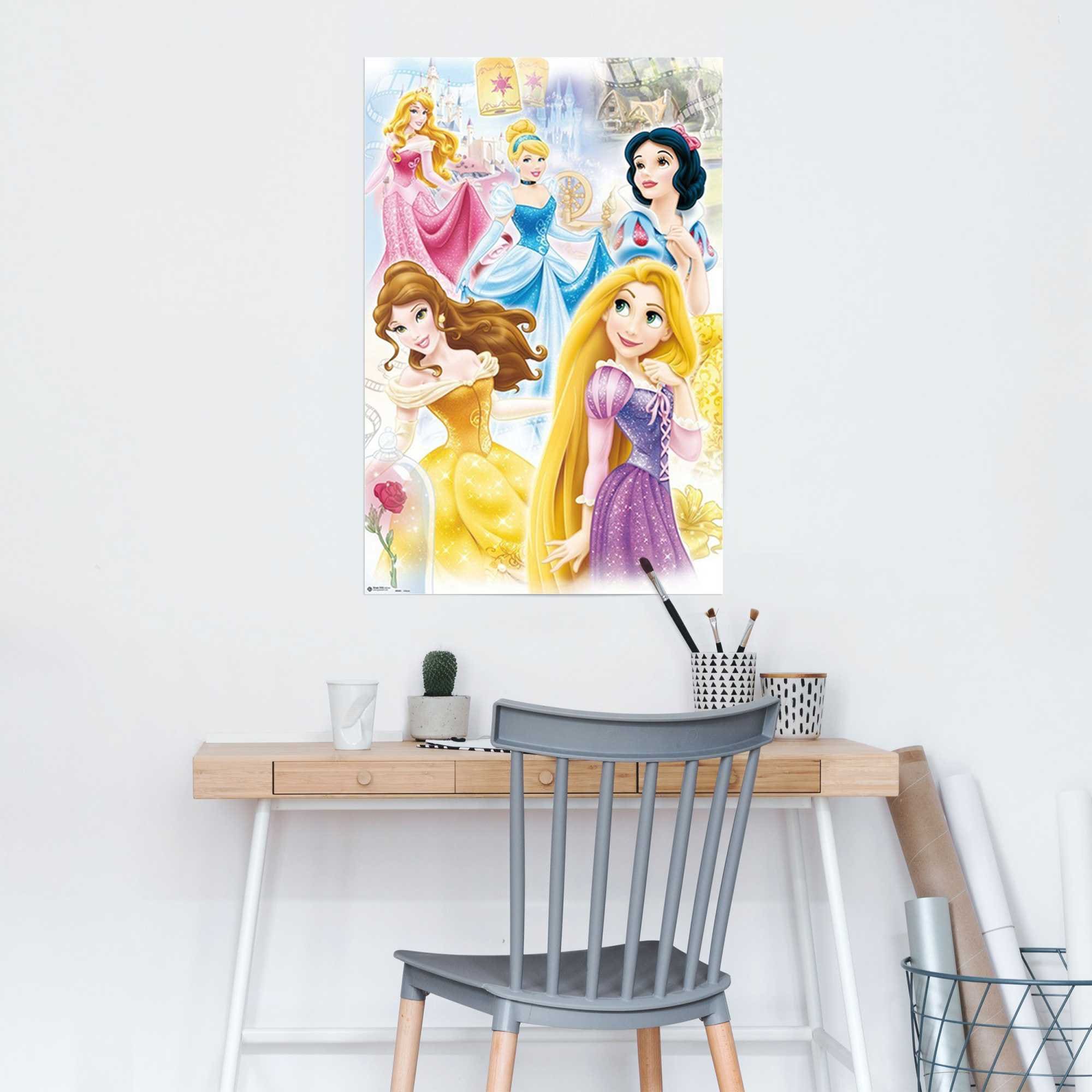 Image of Reinders Poster "Disney - princess"
