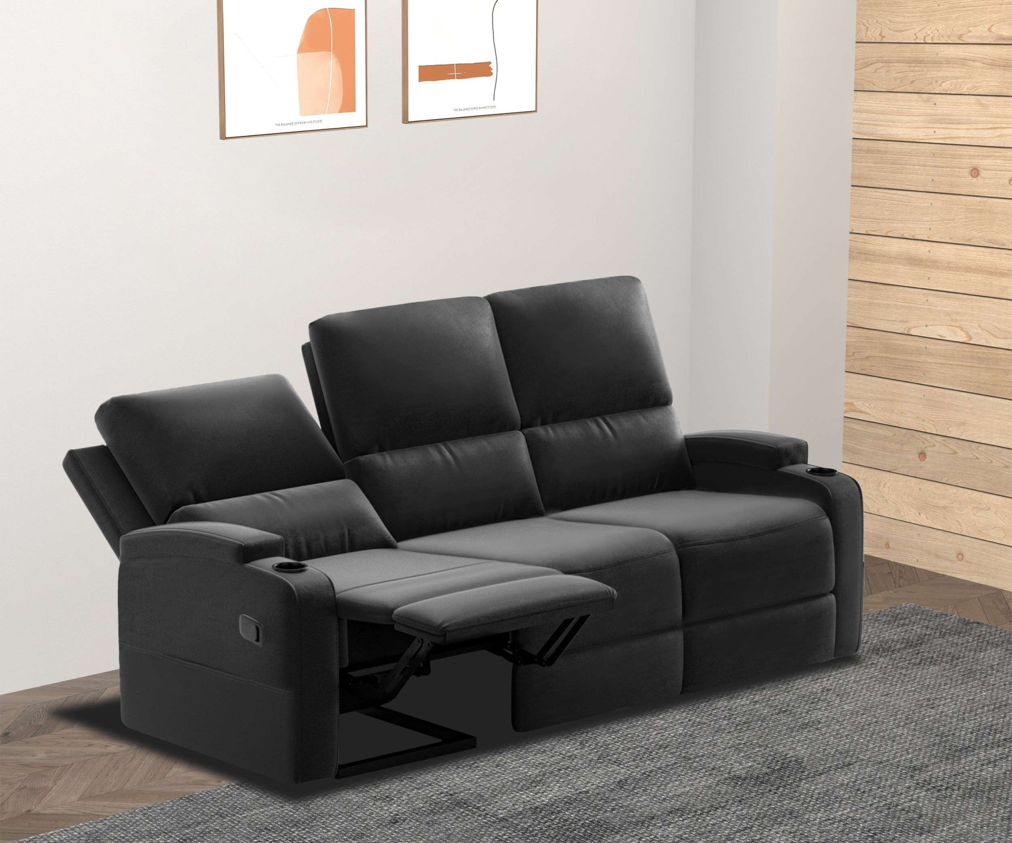 Home affaire 3-Sitzer »Napori« Kinosofa mit 2 x Relaxfunktion und Getränkehalter