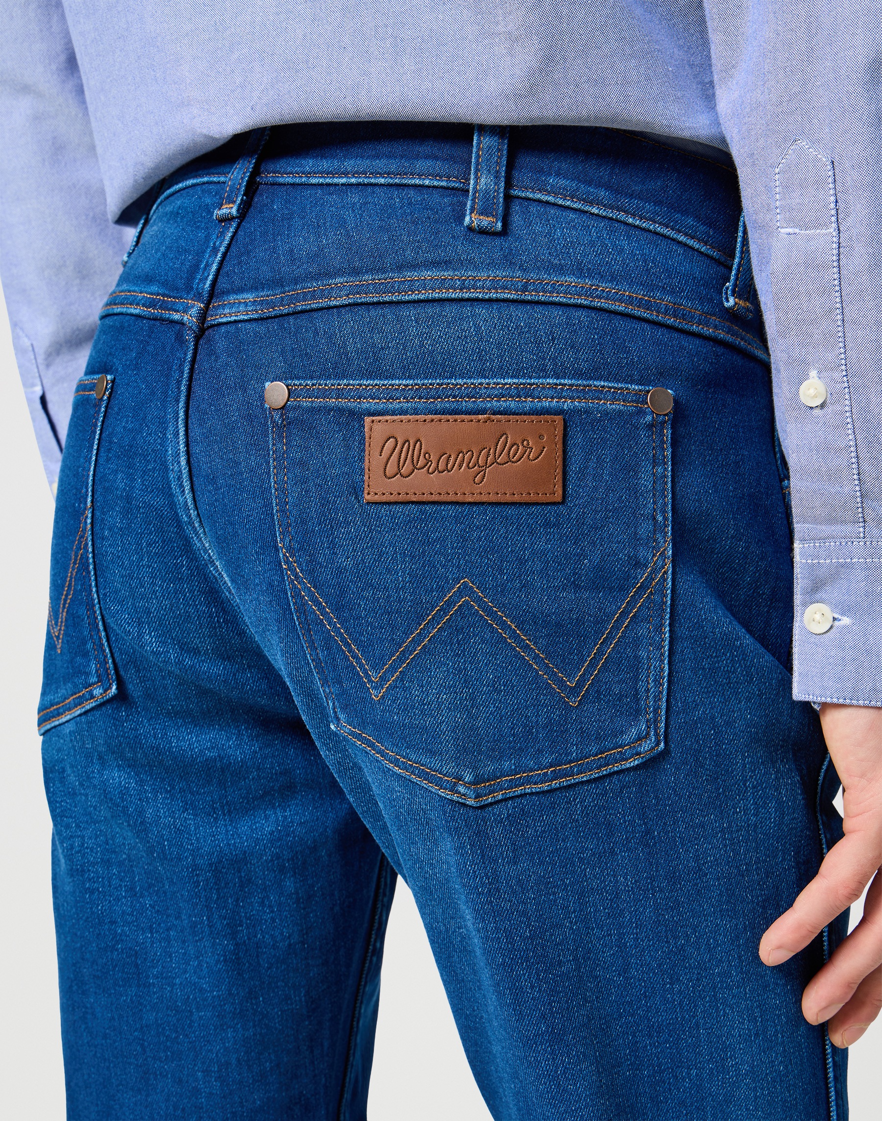 Wrangler Straight-Jeans »GREENSBORO FREE TO STRETCH«, Free to stretch material