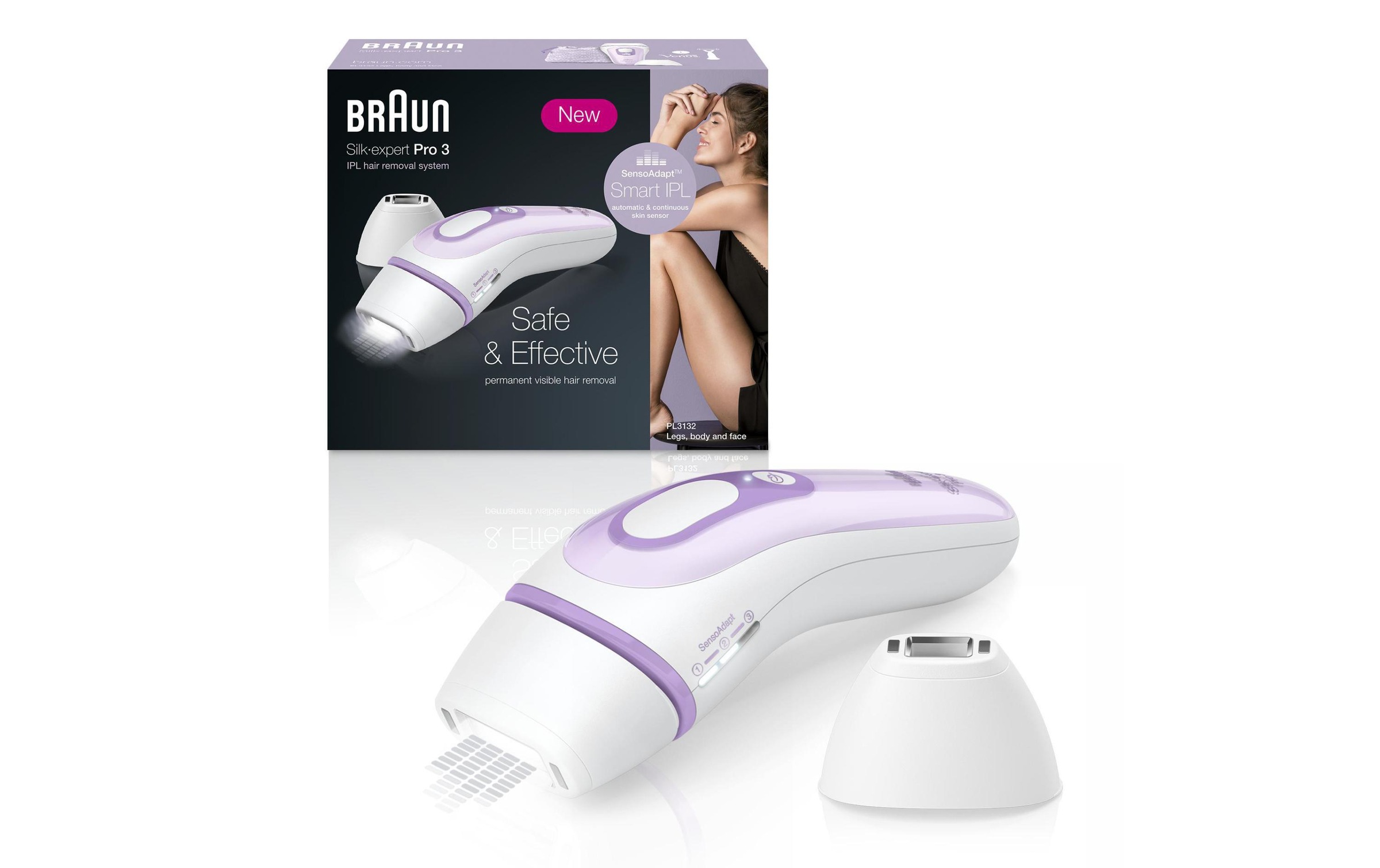 Braun IPL-Haarentferner »Silk-expert Pro 3 PL3132«, 300.000 Lichtimpulse