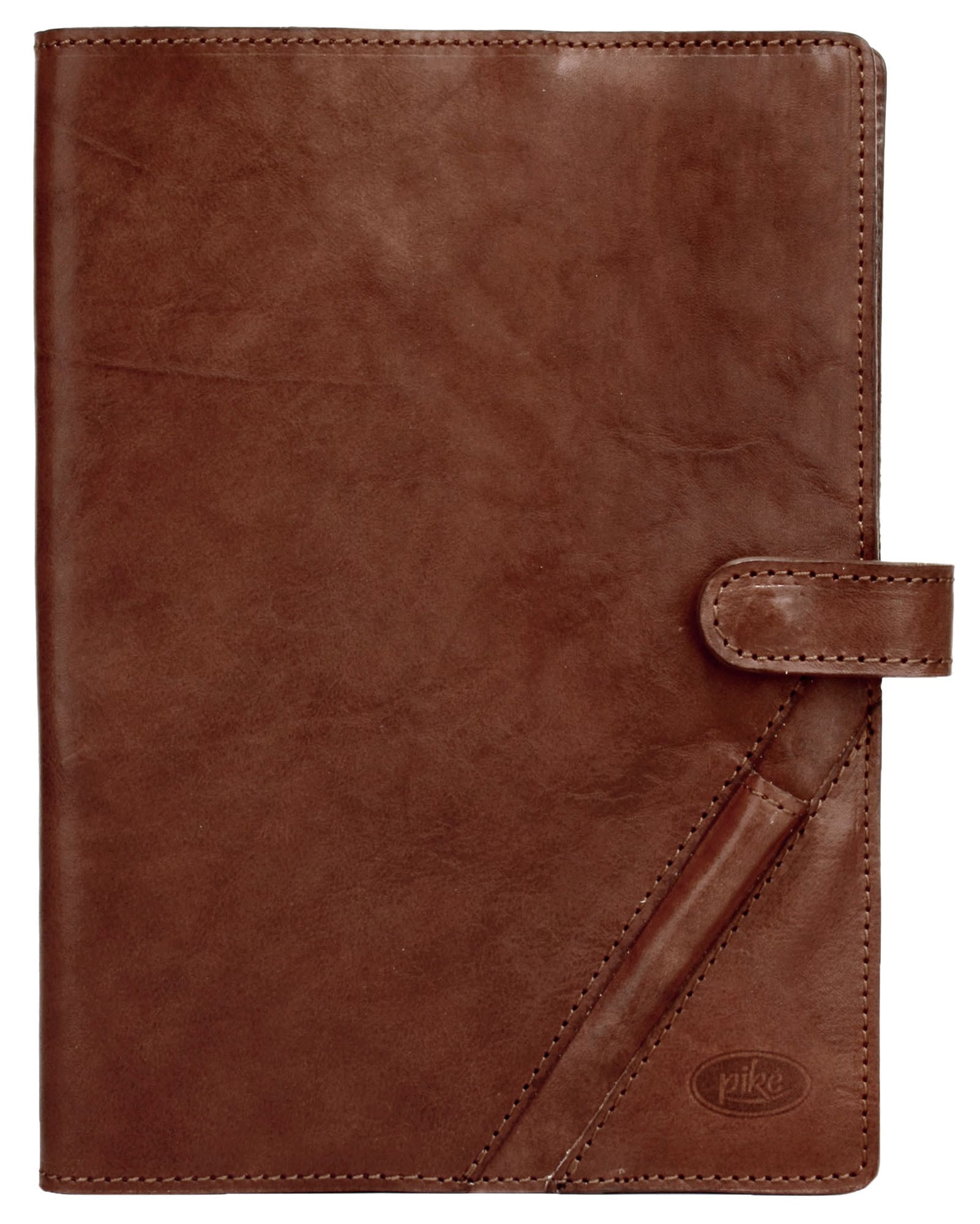 Image of Piké Notizbuch "PIKÉ Damen, Herren BUON VIAGGIO echt Leder, Made in Italy" B5 elastisch