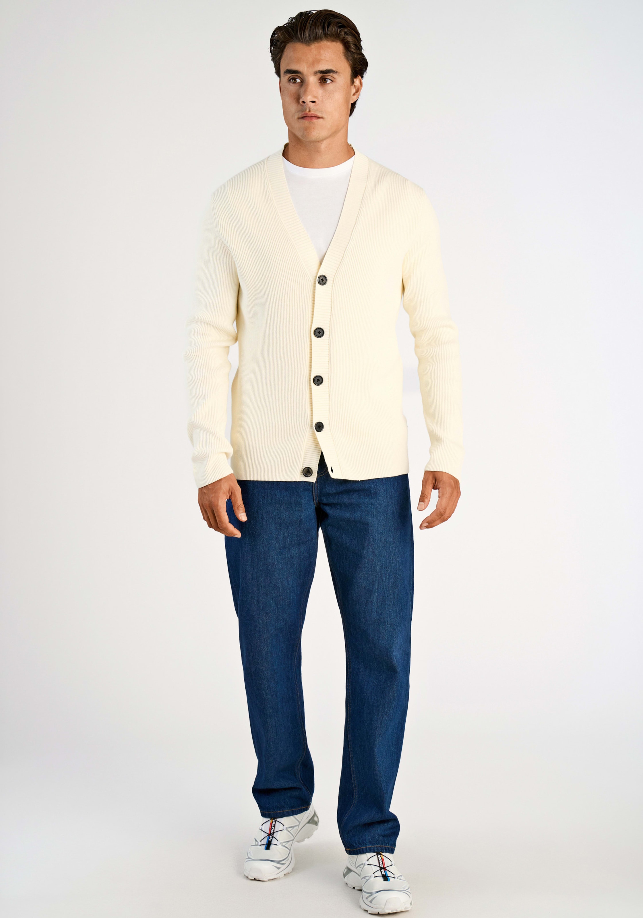 LINDBERGH Veste en tricot mit V-Ausschnitt