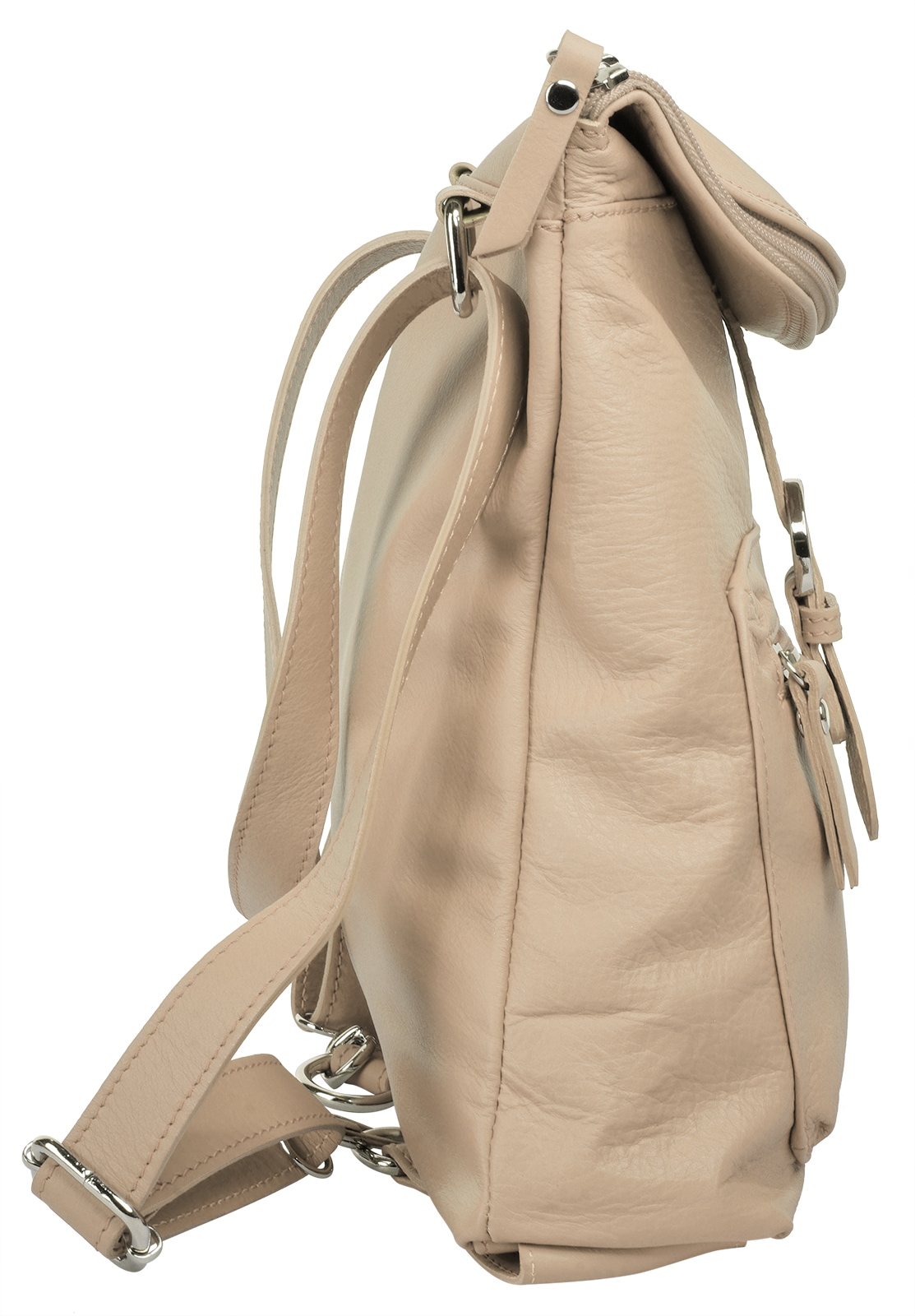 forty° Cityrucksack, echt Leder, Made in Italy